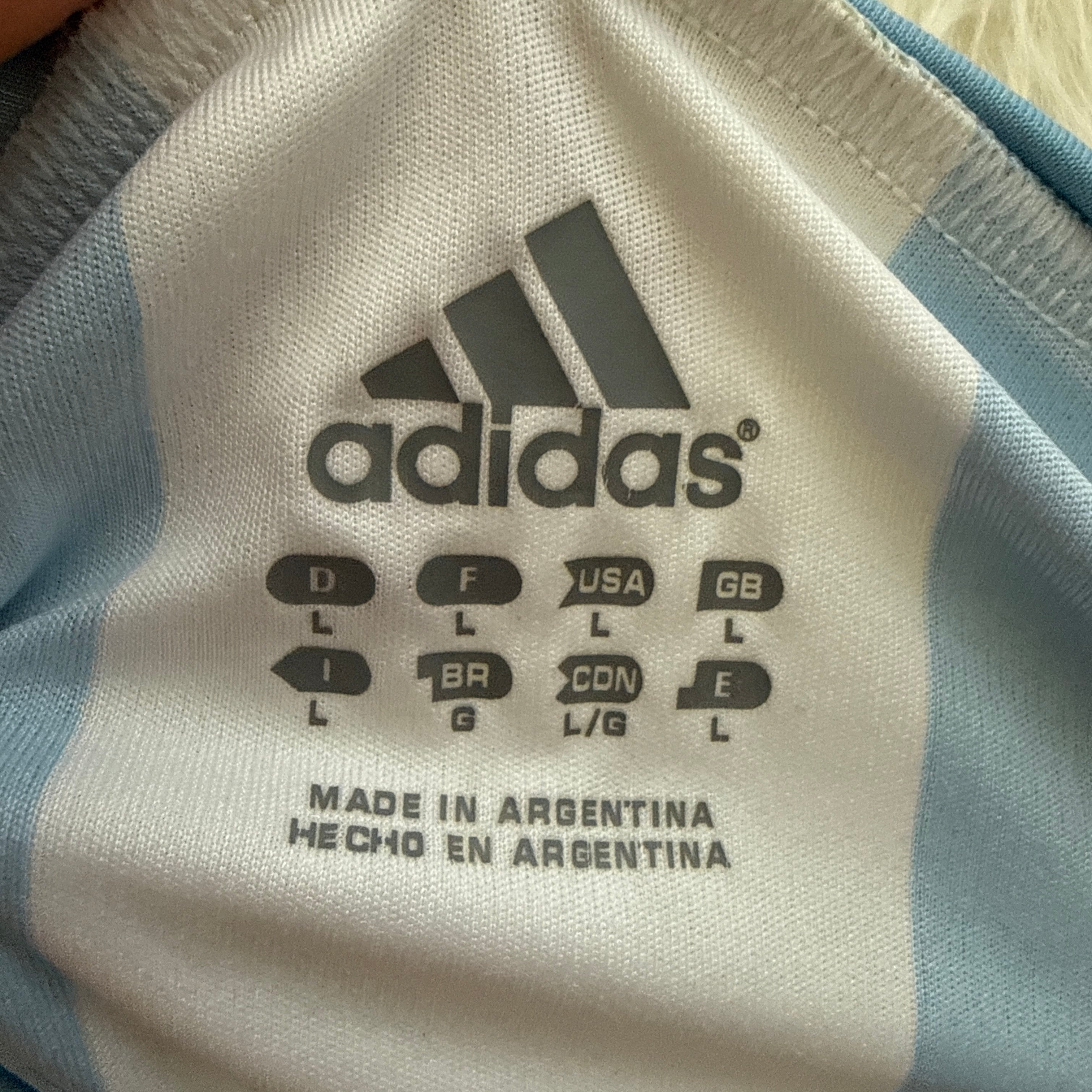 adidas Argentinien Trikot – Teamgeist – WM 2006 – Gr. L