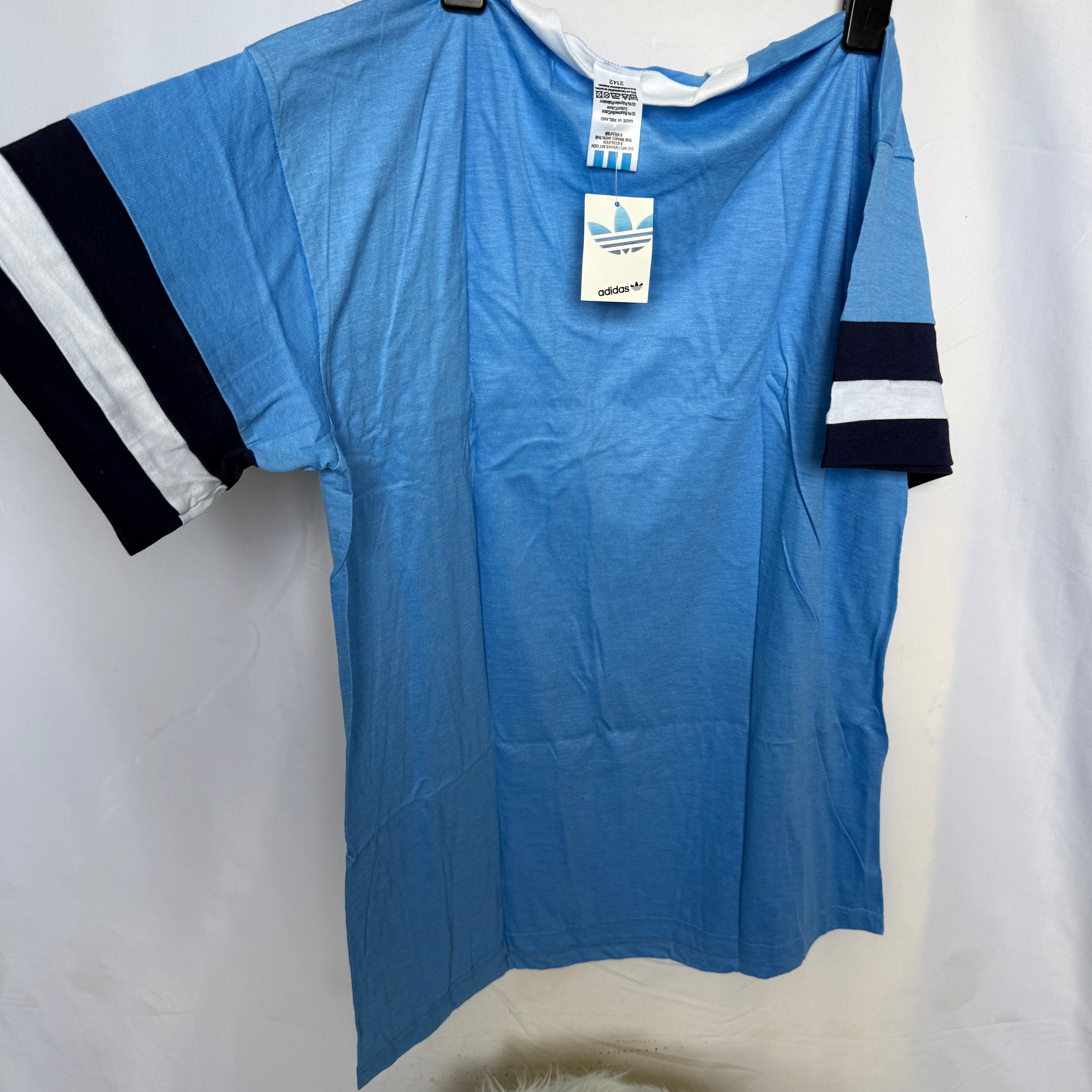 adidas 80er 90er Vintage T-Shirt – neu, Deadstock – Rarität – Gr. S