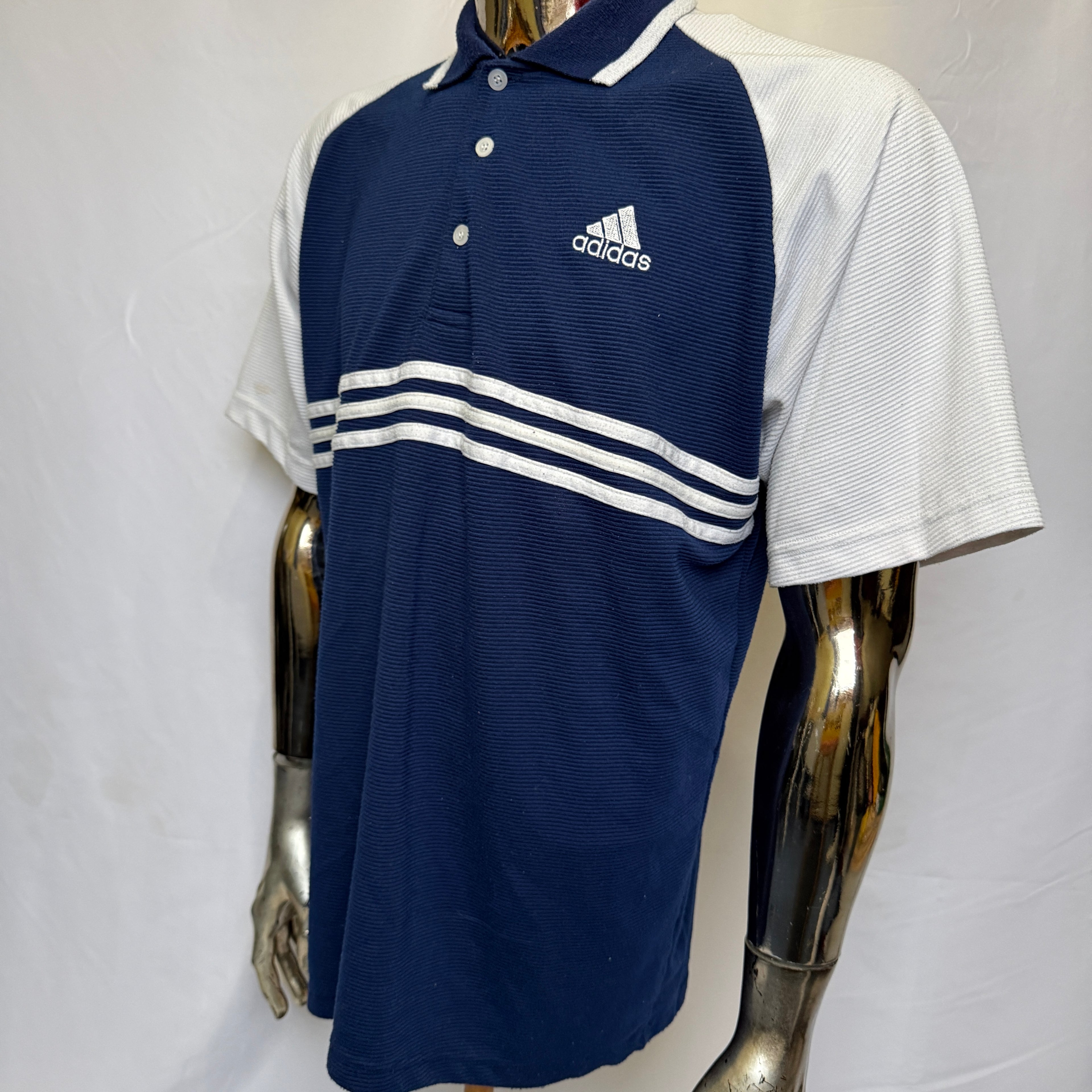 adidas 90er Vintage Polo Shirt / Polohemd – Gr. M