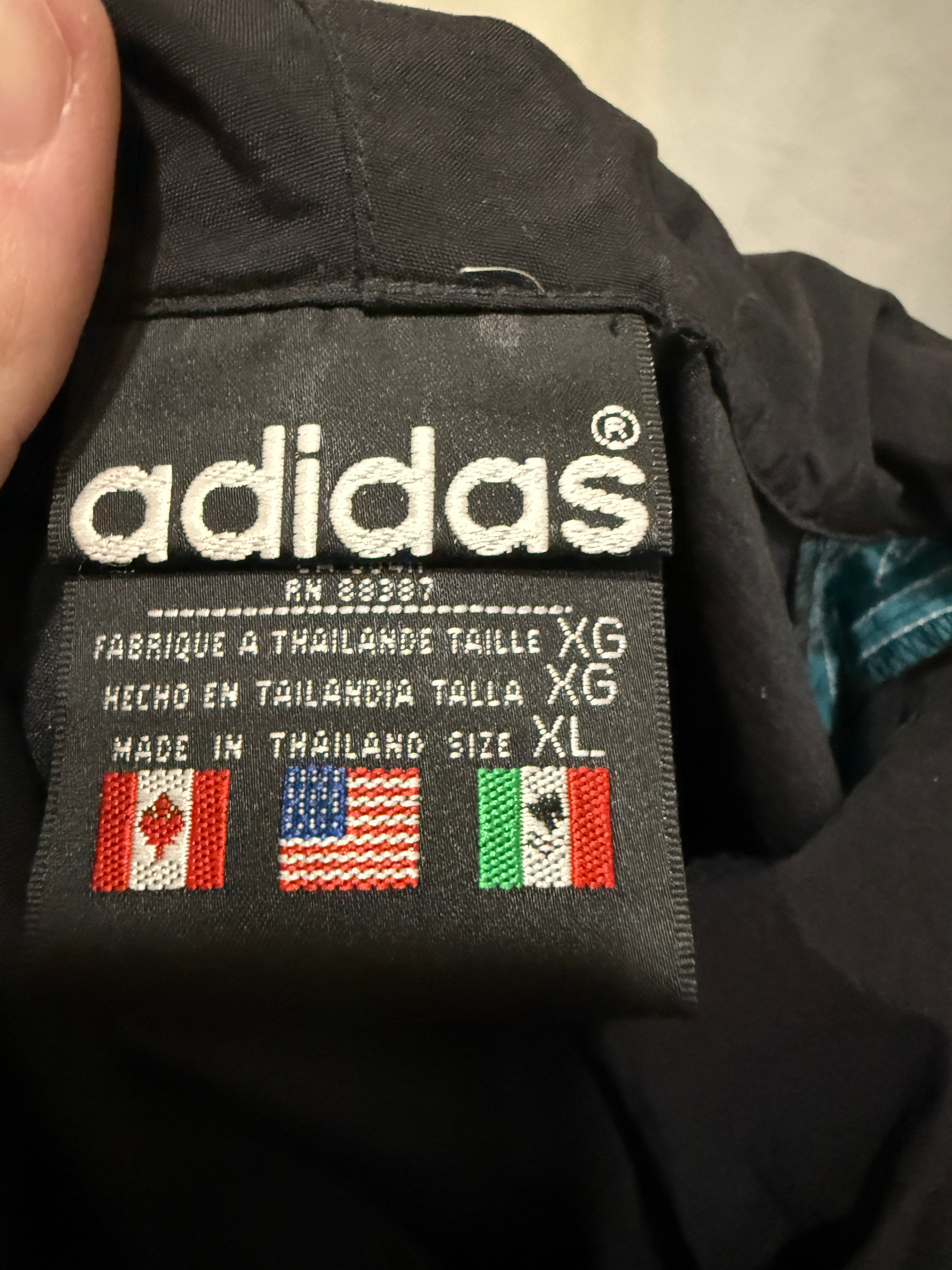 Adidas Originals Windbreaker / Jacke – 90er Jahre Vintage Style – Größe XL