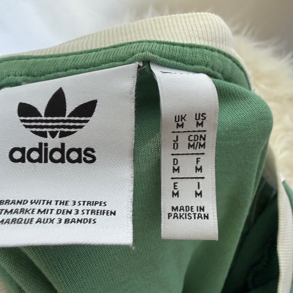 adidas Originals T-Shirt – Trefoil Logo – Green Classic – Gr. M