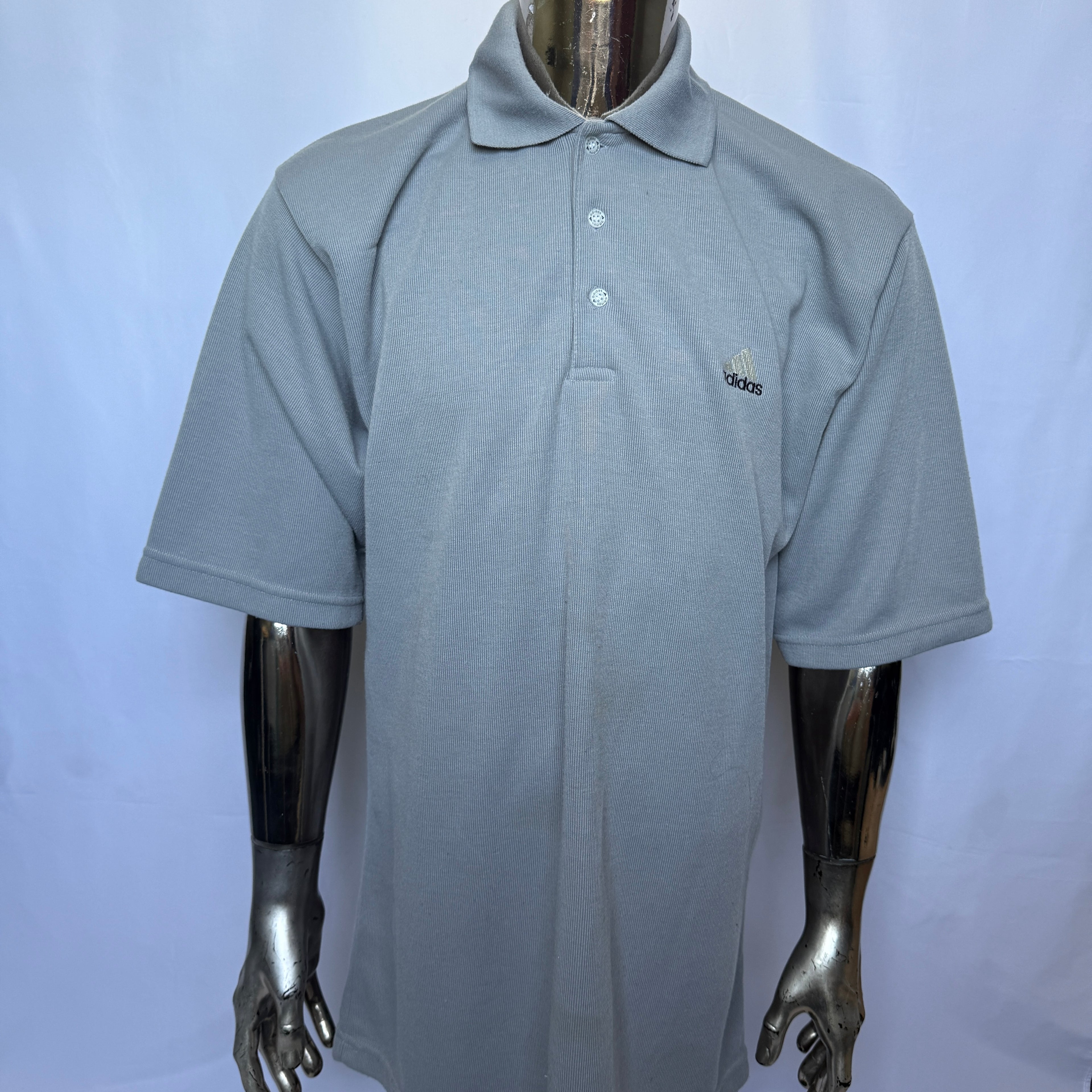 Adidas Equipment Polo – Classic Minimal Design – 90er Jahre - Größe 3XL