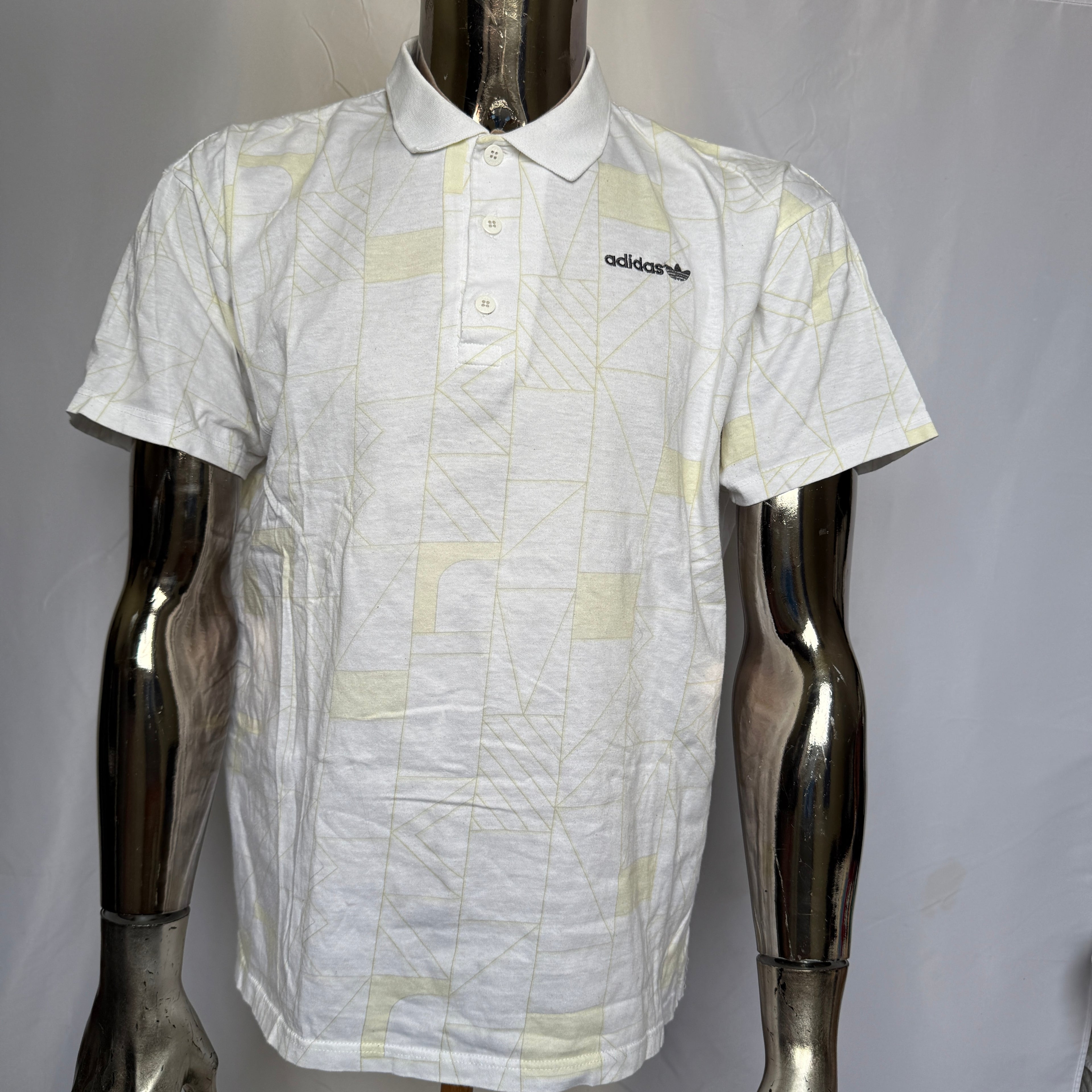adidas 80er - 90er Vintage Polo Shirt / Polohemd – Trefoil – Gr. L (50)