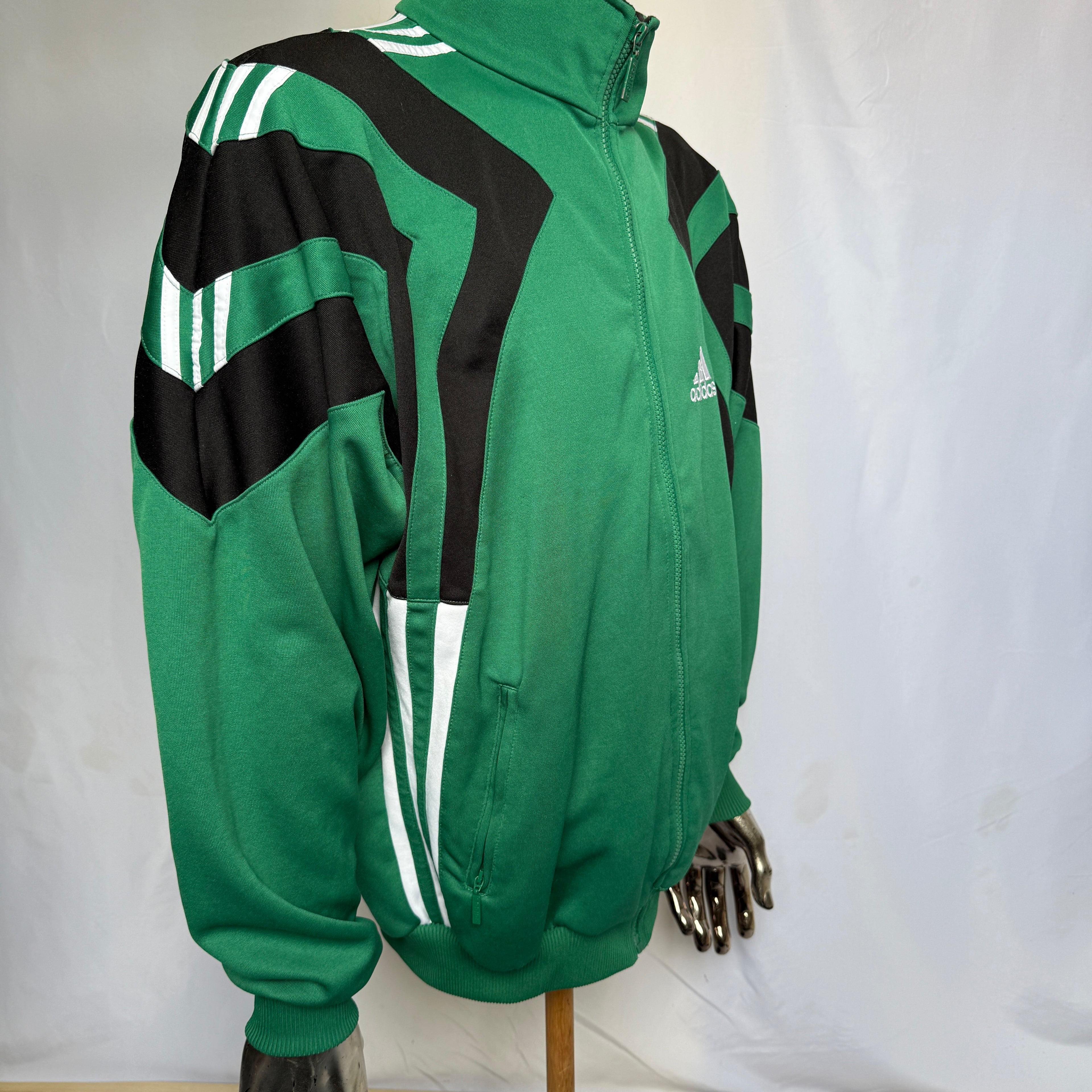 adidas 90er Vintage Track Jacket / Trainingsjacke (Y2K) – Gr. M