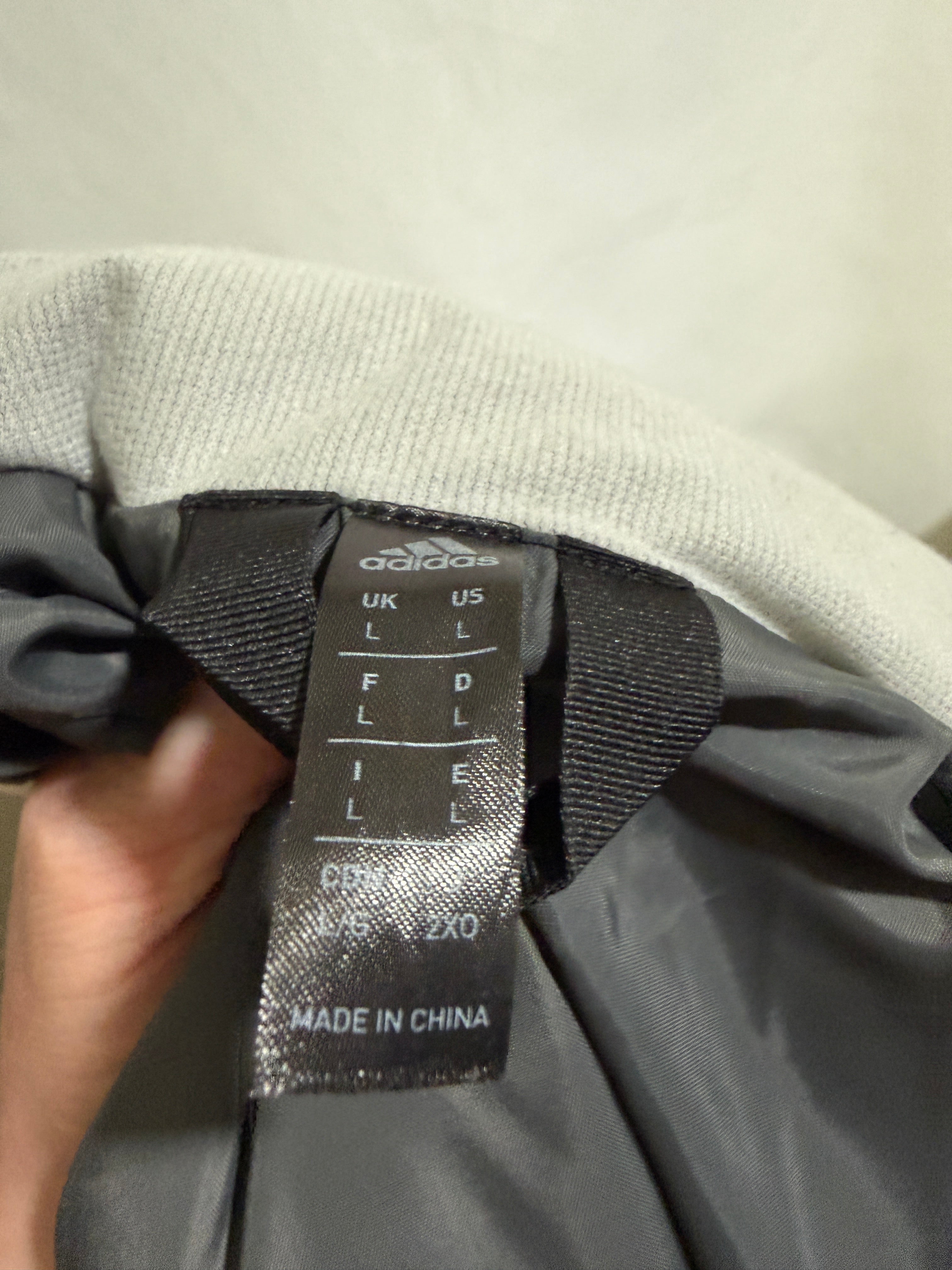 adidas Winter Winterjacke / Steppmantel – Daunenoptik – Kapuze – Gr. L