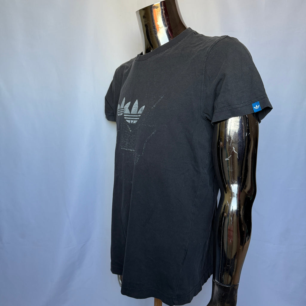 Adidas Originals “Trefoil Robot” T-Shirt / Shirt – Graphic Vintage - Größe L