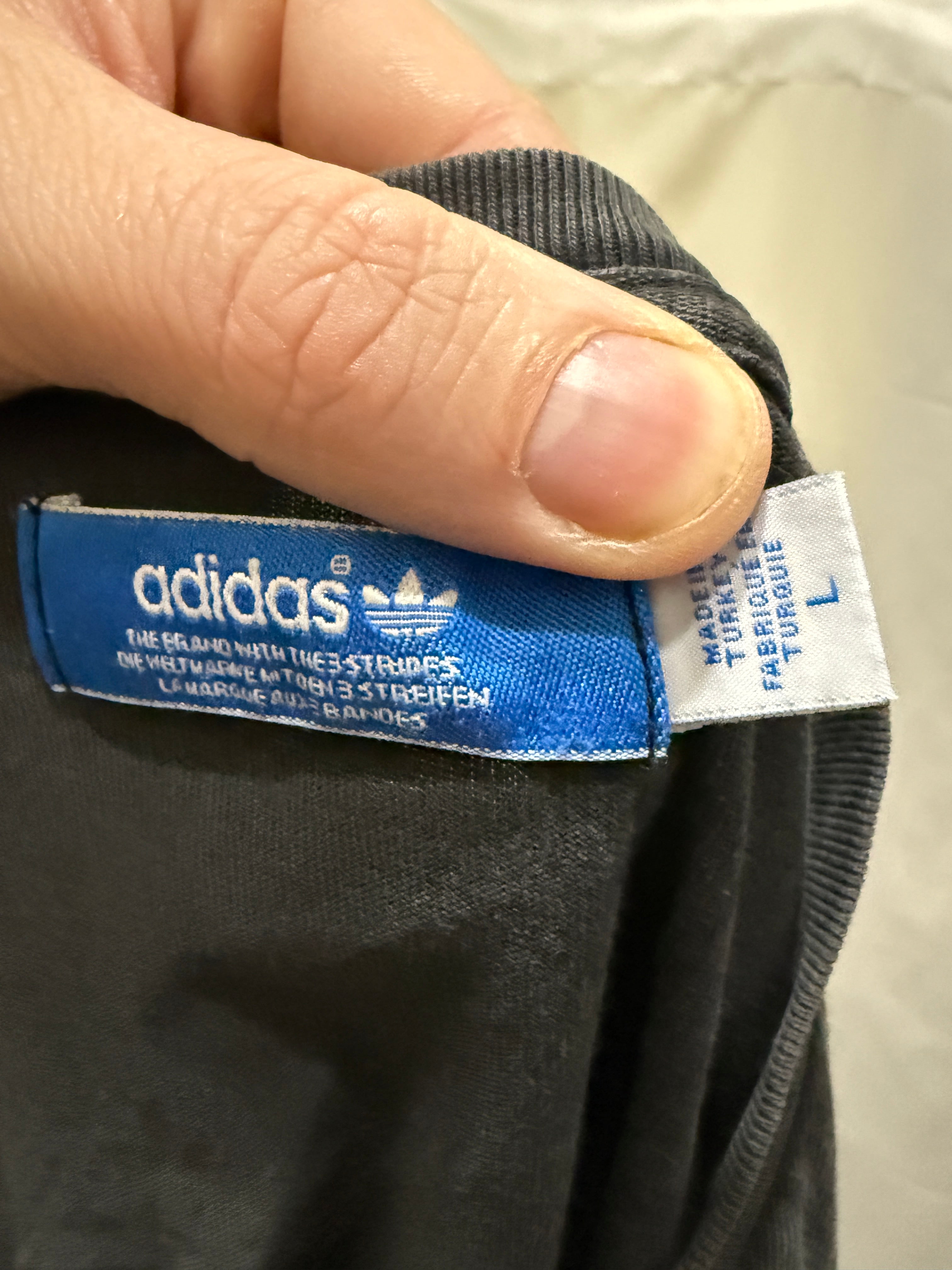 Adidas Originals “Trefoil Robot” T-Shirt / Shirt – Graphic Vintage - Größe L