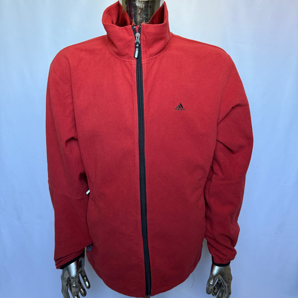 Adidas Fleece Jacke / Pullover – 2001 Vintage - Größe L
