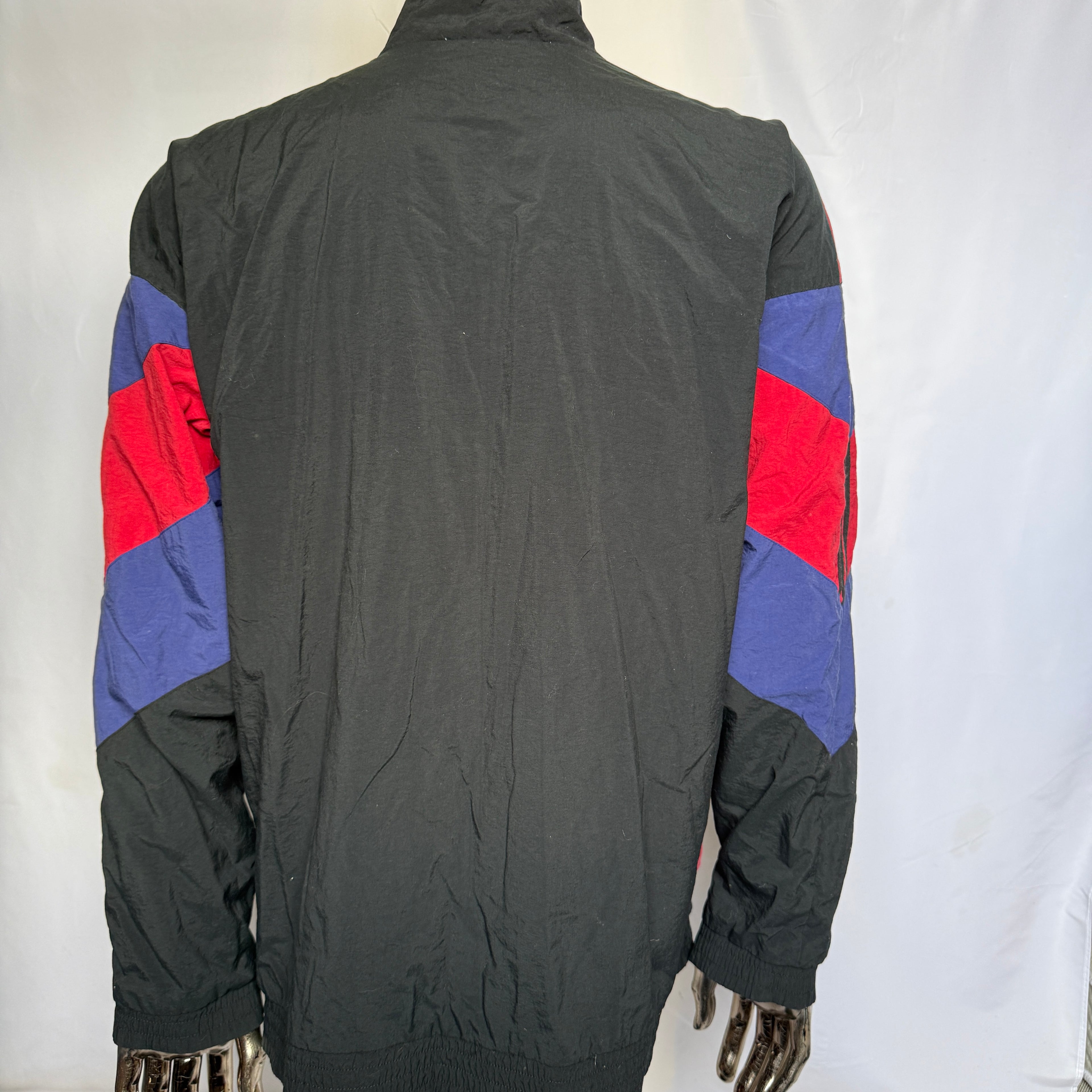 adidas 90er Vintage Track Jacket / Jacke - Y2K / Colorblock - Gr.L