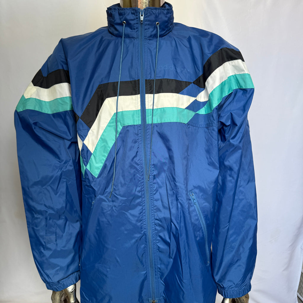 adidas 90er Vintage Windbreaker / Jacke – Gr. S (eher M)