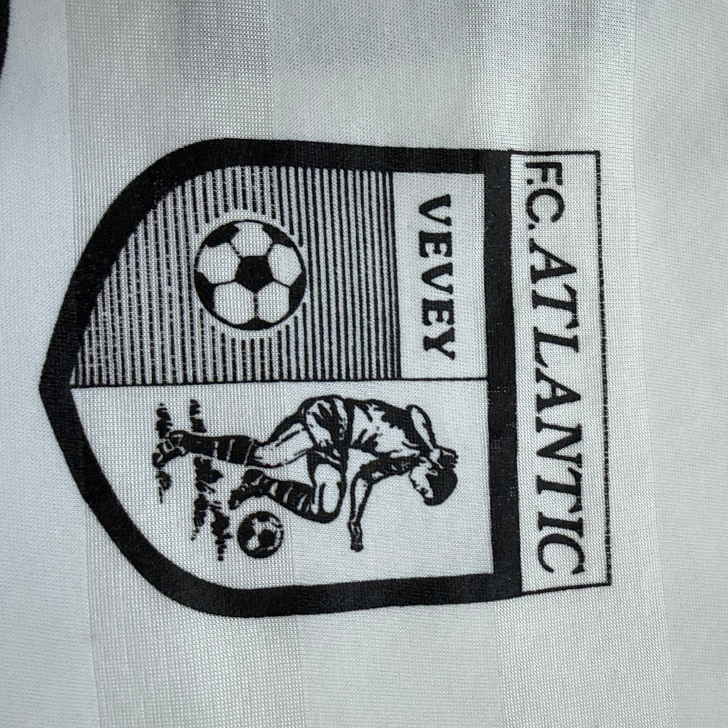 adidas 80er 90er Vintage Football Jersey / Trikot / Shirt – FC Atlantic Vevey – Gr. M