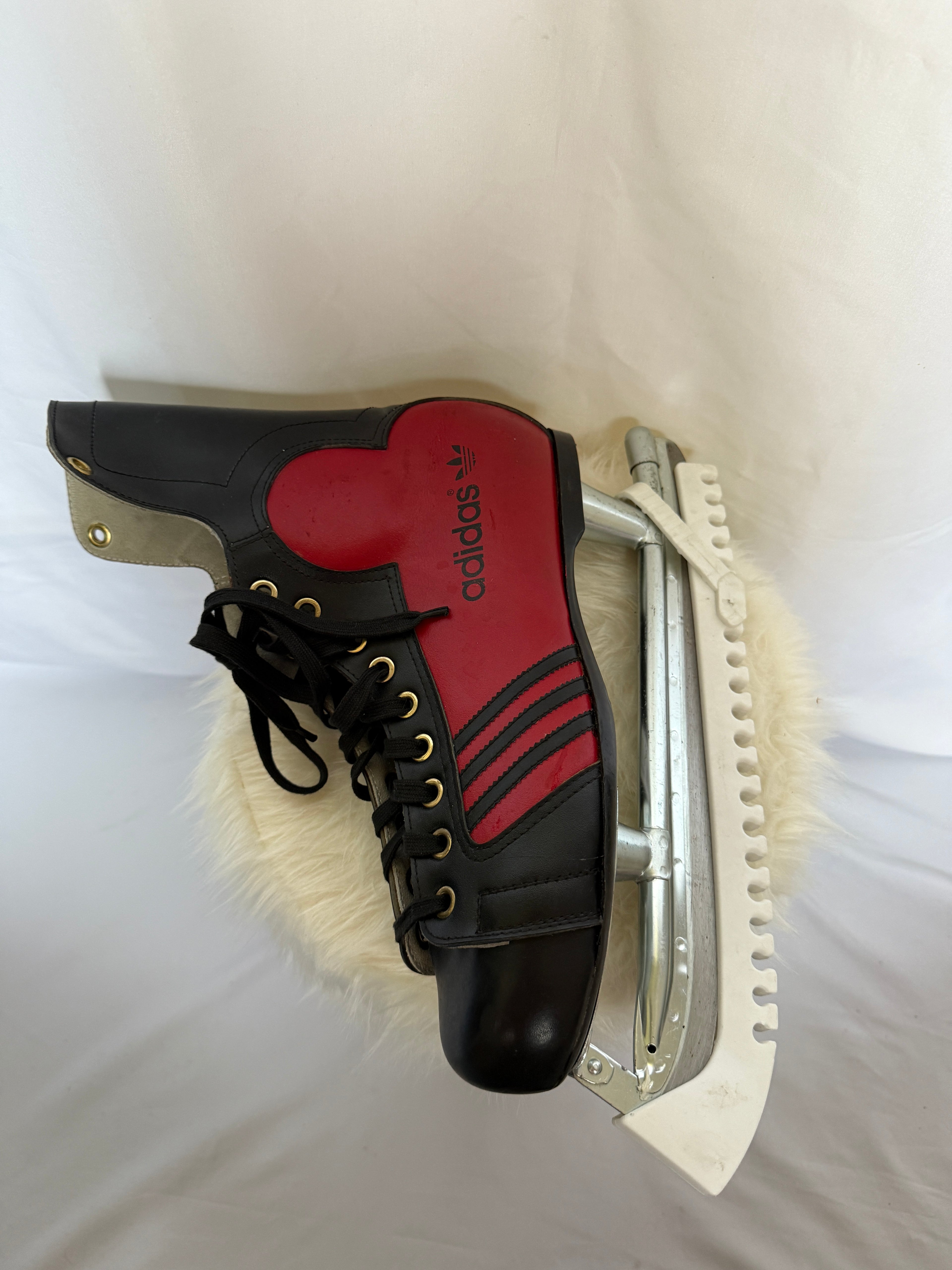 Adidas Schlittschuhe – 70er bis 80er Jahre Vintage - selten / Rarität - Größe 46 1/2