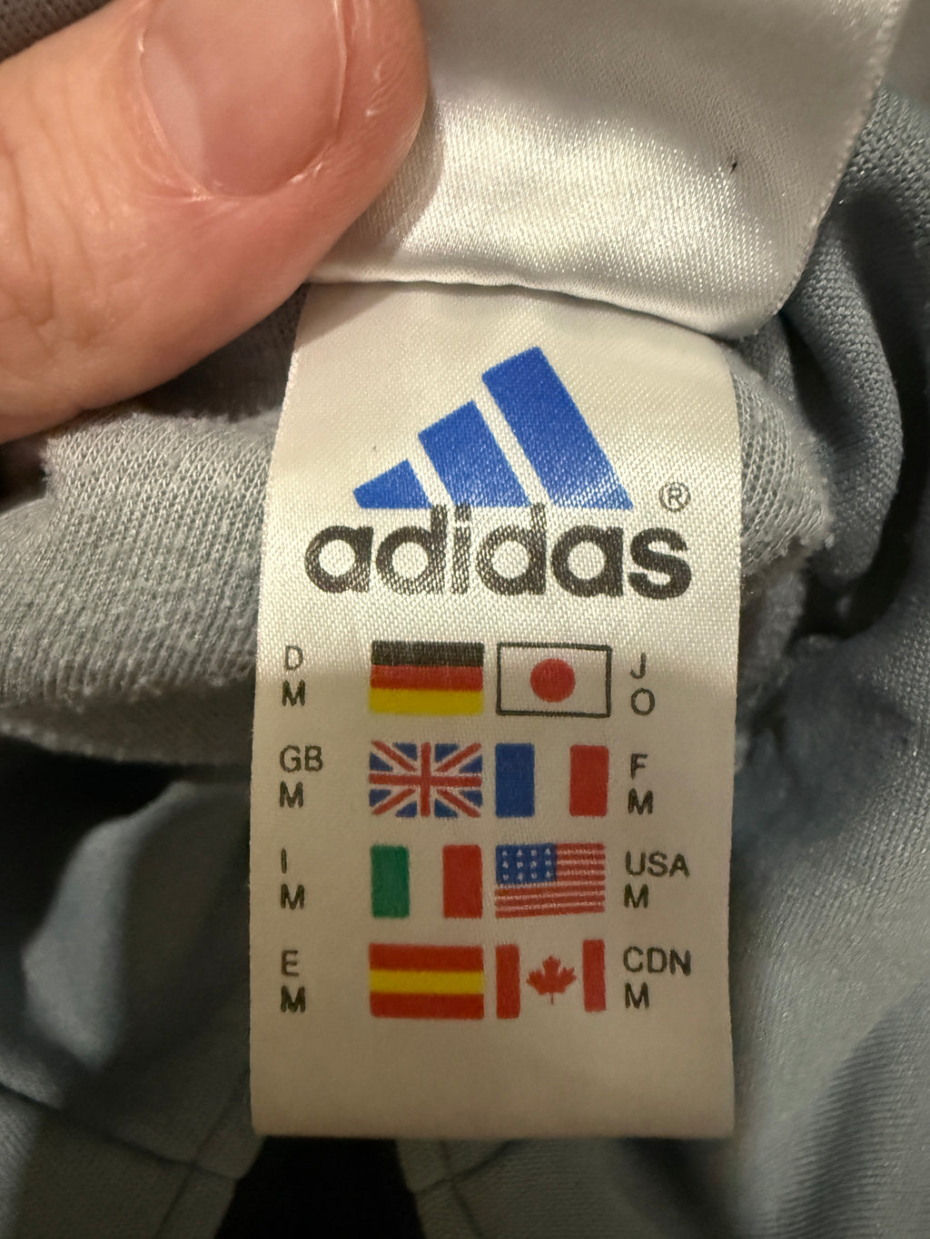 Adidas Half-Zip Sweatshirt – 2001 Vintage - Größe M