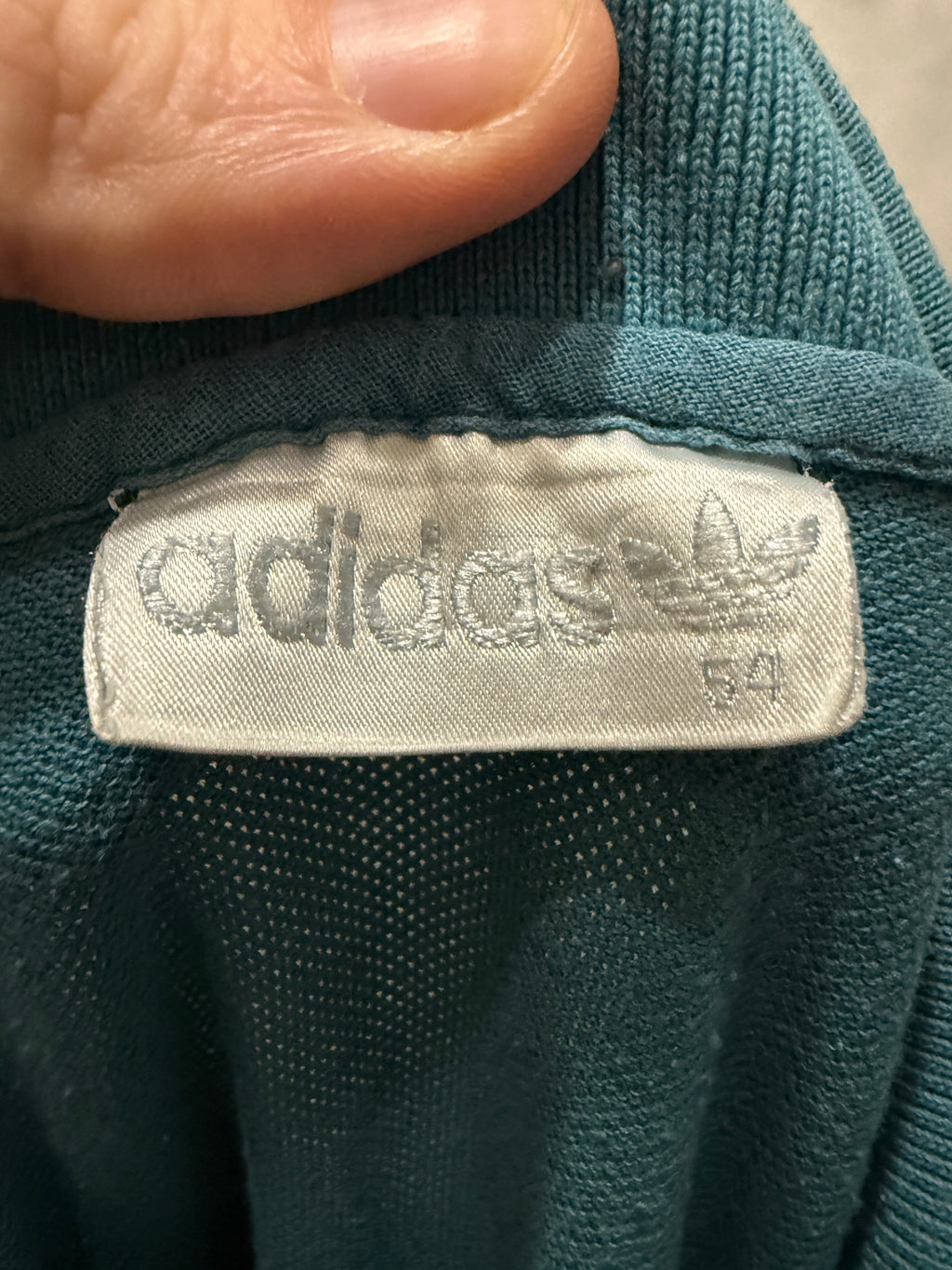 Adidas Originals Polo Shirt – Trefoil Logo – späte 90er Vintage - Größe XL