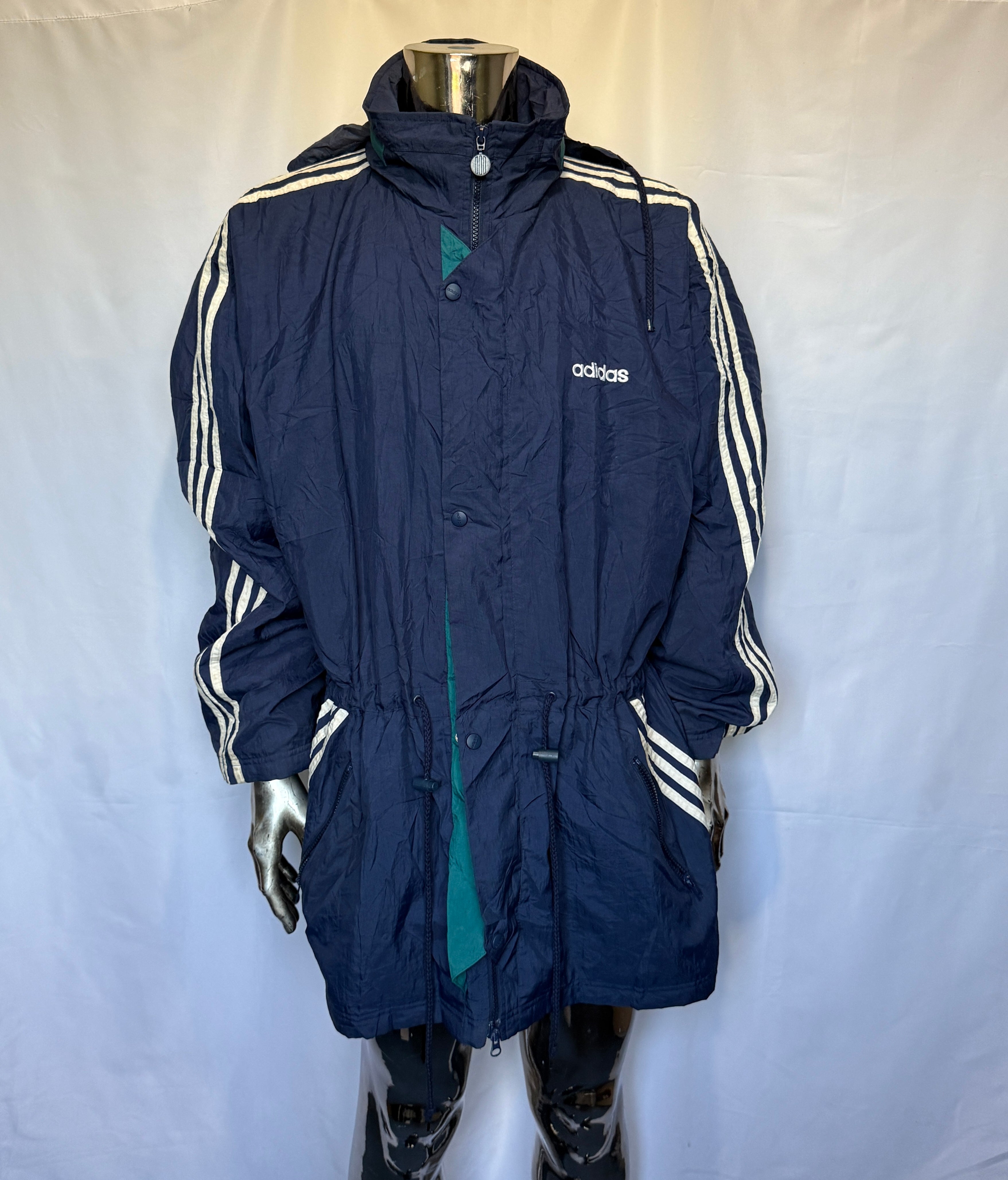Adidas Jacke (Winterjacke / Herbstjacke) – 90er Jahre Vintage - Größe L
