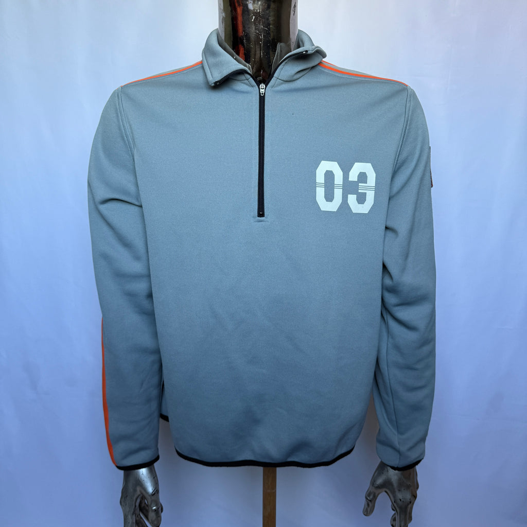 Adidas Half-Zip Sweatshirt – 2001 Vintage - Größe M