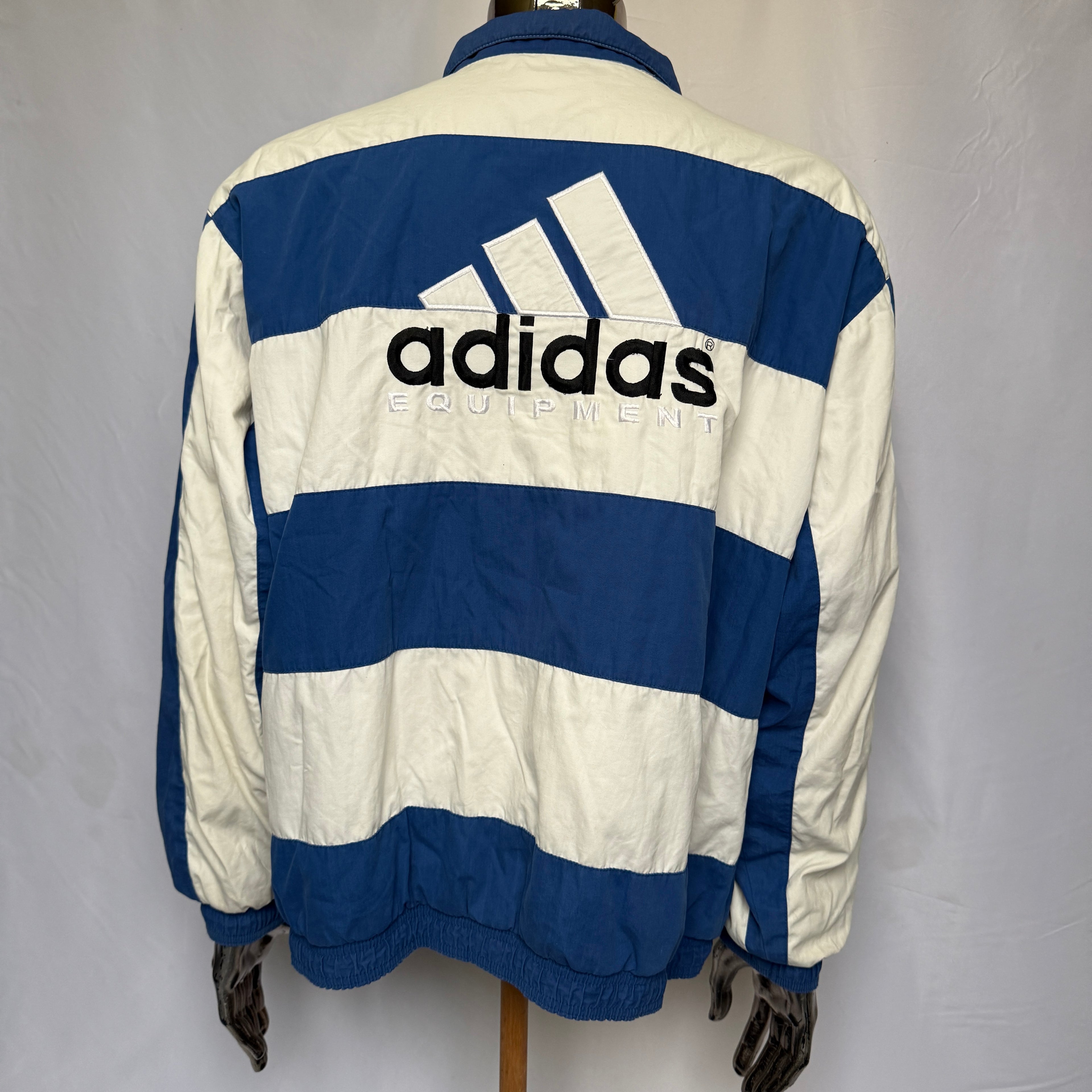 Adidas Equipment 80er / 90er Vintage Jacke / Windbreaker – Gr. M