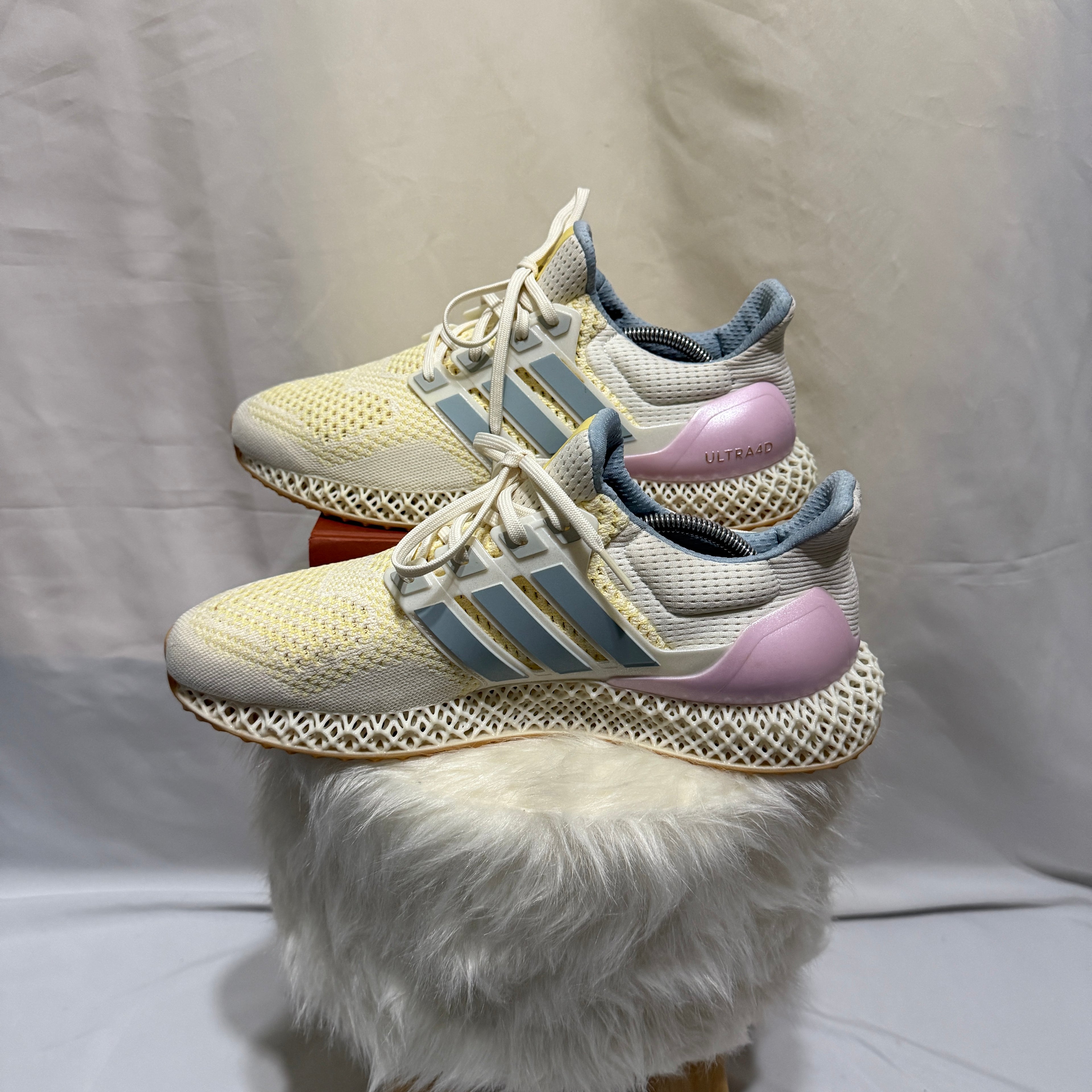 Adidas Ultra 4D Sneaker “Wonder White - limited / selten - Größe 46 (neuwertig)