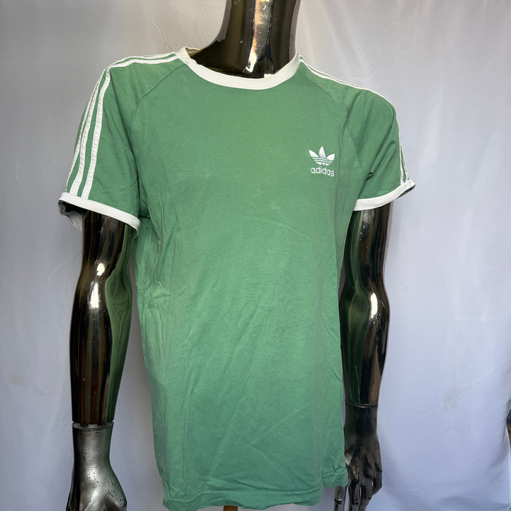 adidas Originals T-Shirt – Trefoil Logo – Green Classic – Gr. M