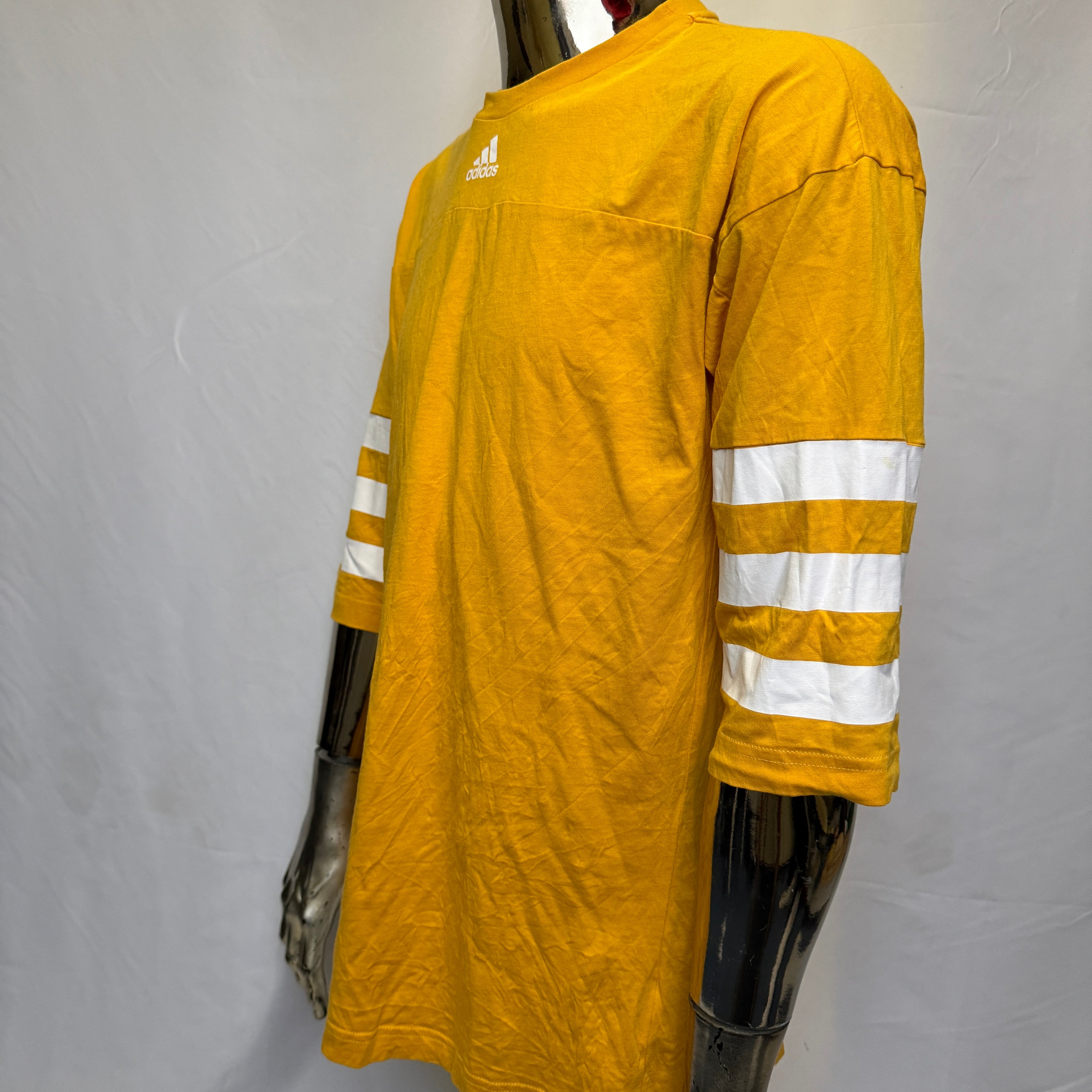 adidas 3/4 Sleeve 3-Stripes Shirt /T-Shirt – Gr. M