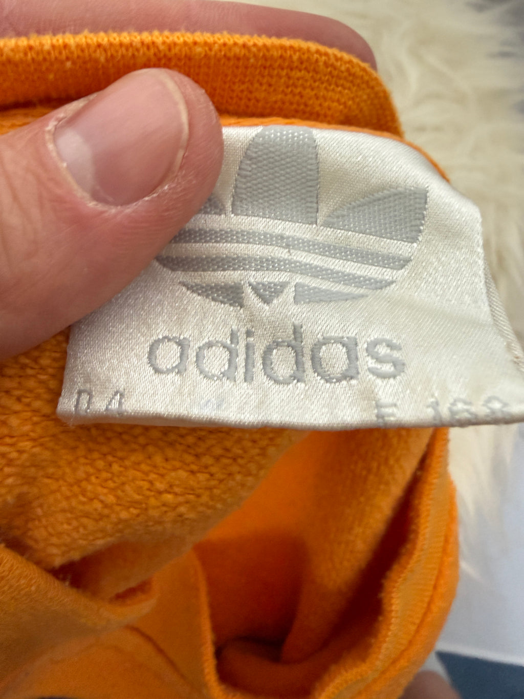adidas 90er Vintage Sweatshirt / Pullover – Big Trefoil Logo Y2K – Gr. S