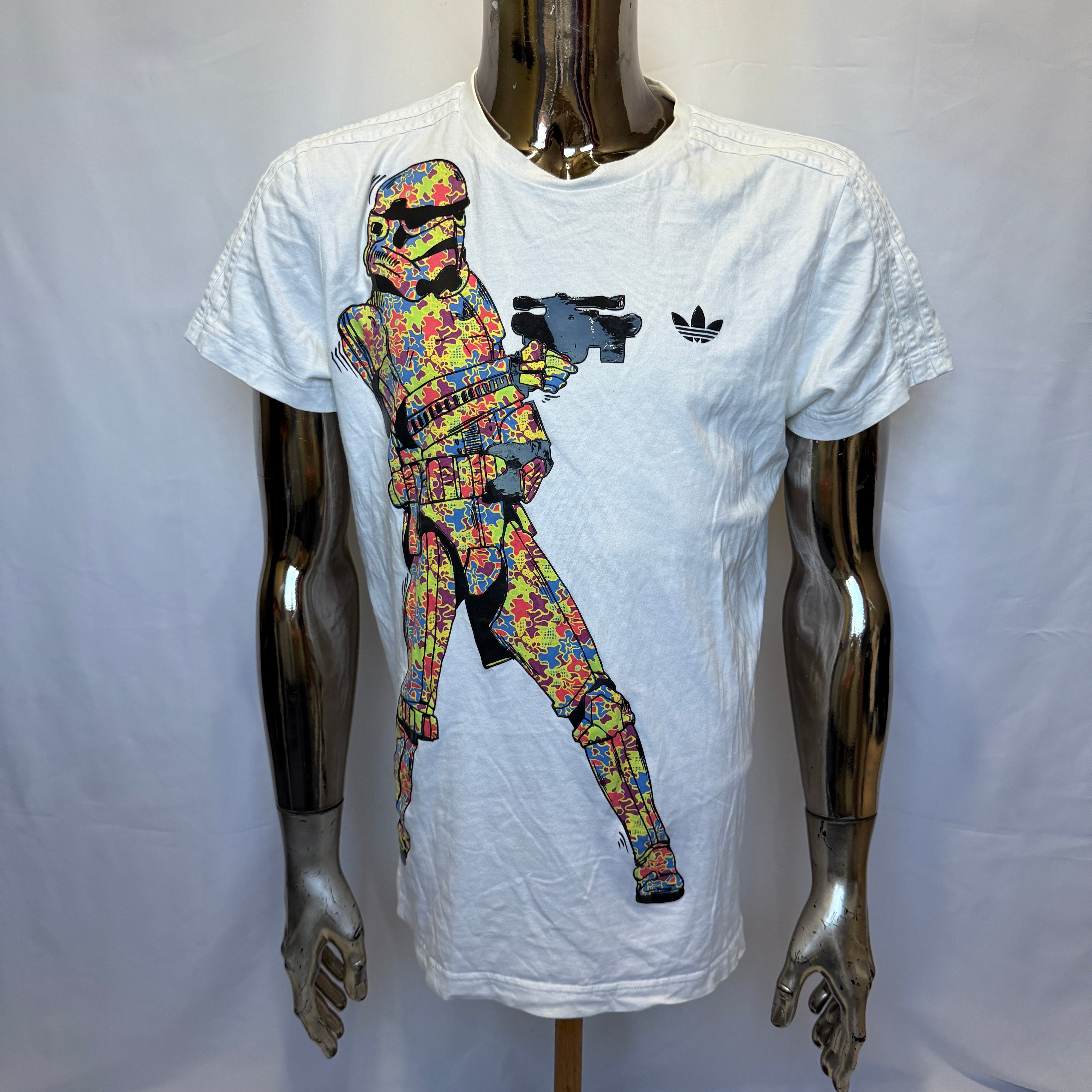 Adidas Originals x Star Wars T-Shirt – Stormtrooper Graphic – Limited (2010) - Größe M