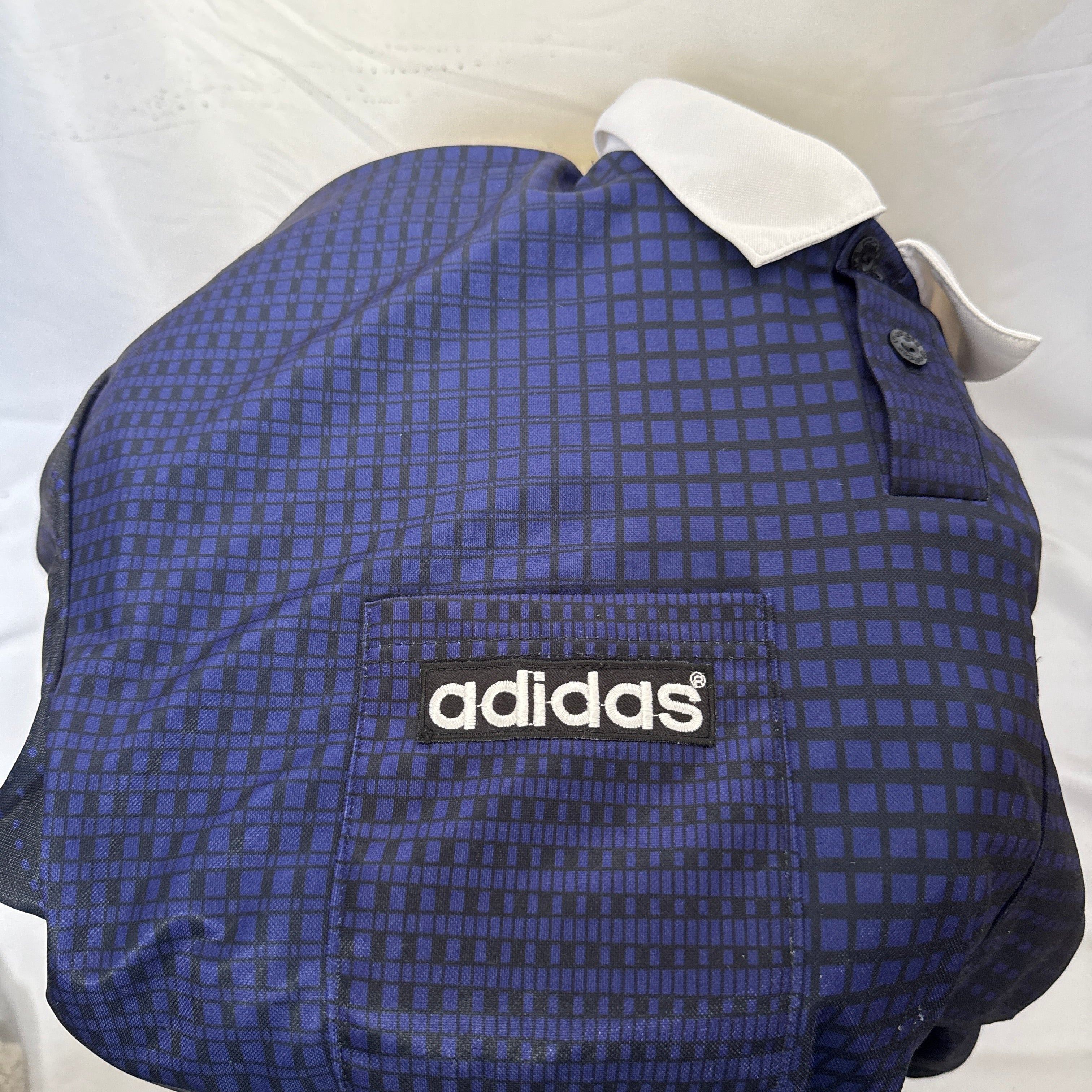 adidas 80er 90er Vintage Polo Shirt / Polohemd – Gr. L