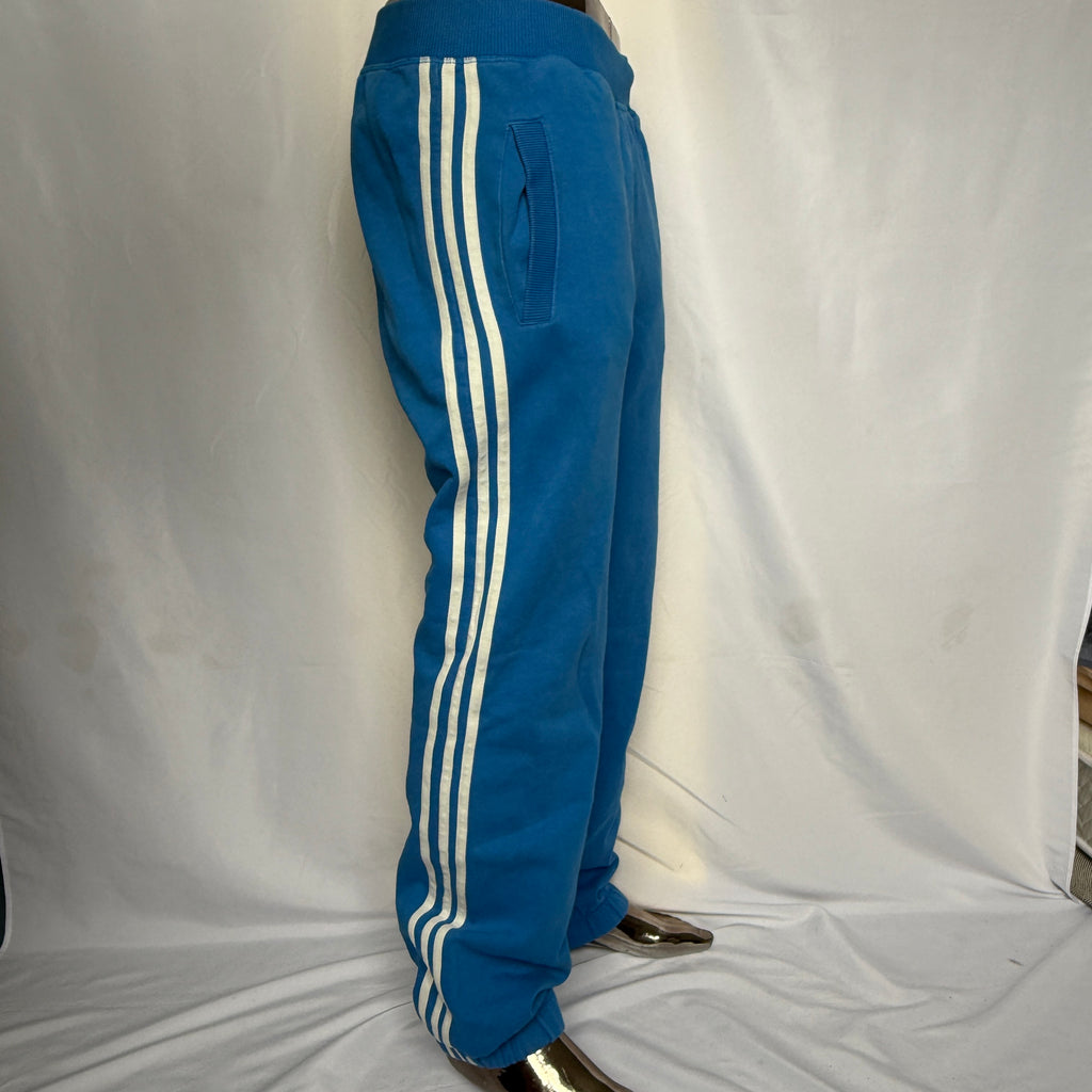 adidas Originals Vintage Track Pants / Jogginghose – Blau/Weiß – Gr. 46 (M)