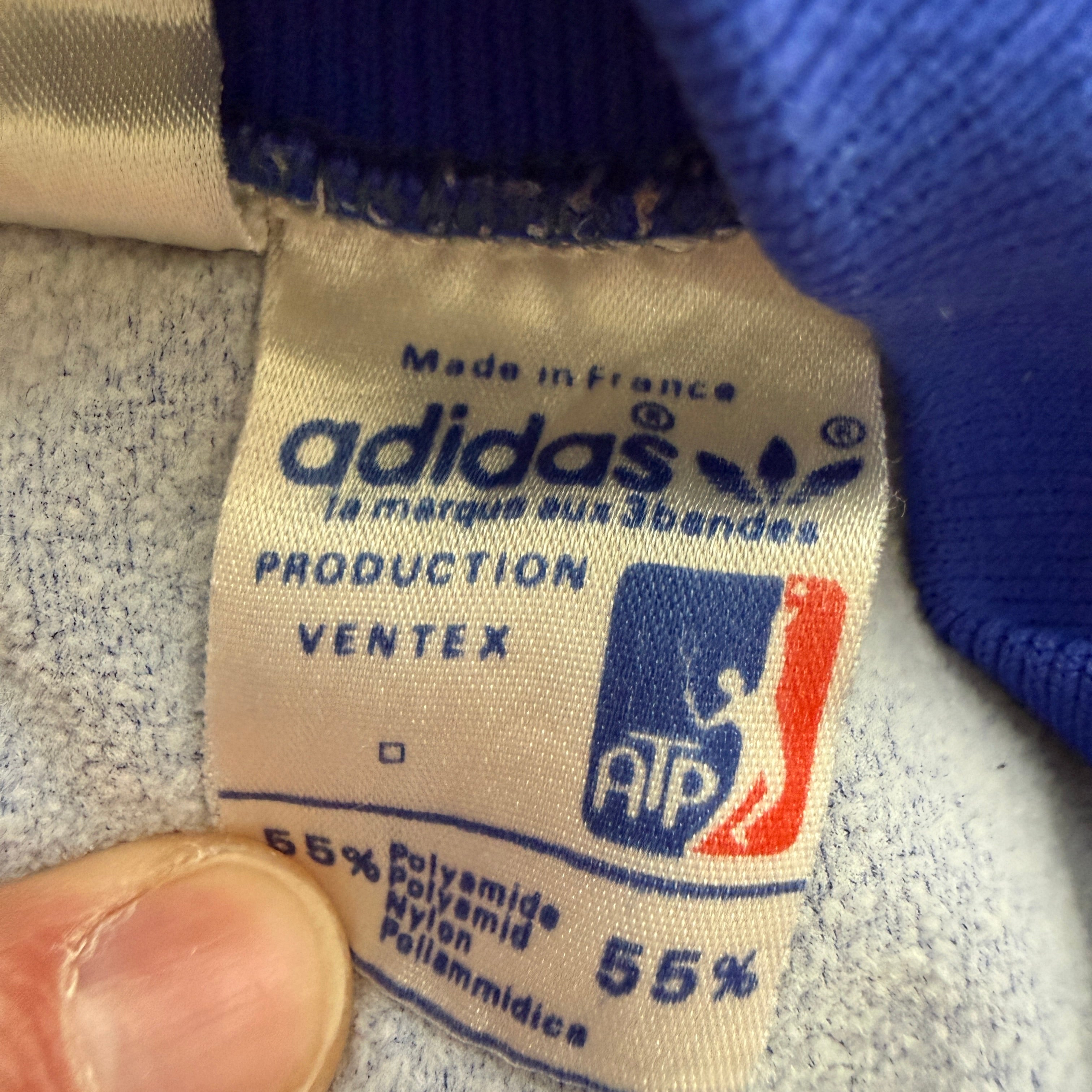 adidas 70er Vintage Ventex Track Jacket / Jacke – France Made / Rarität – Gr. M-L