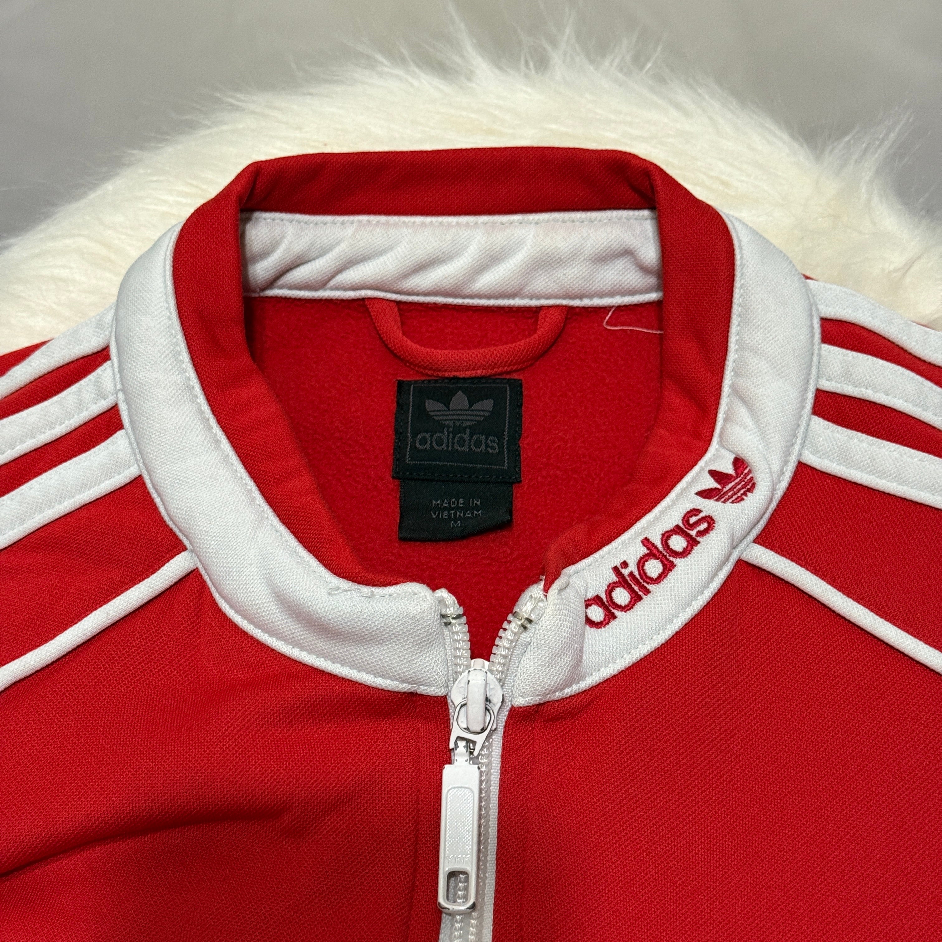 Adidas Jacke / Pullover „Seefeld“ – frühe 00er Vintage - Größe L
