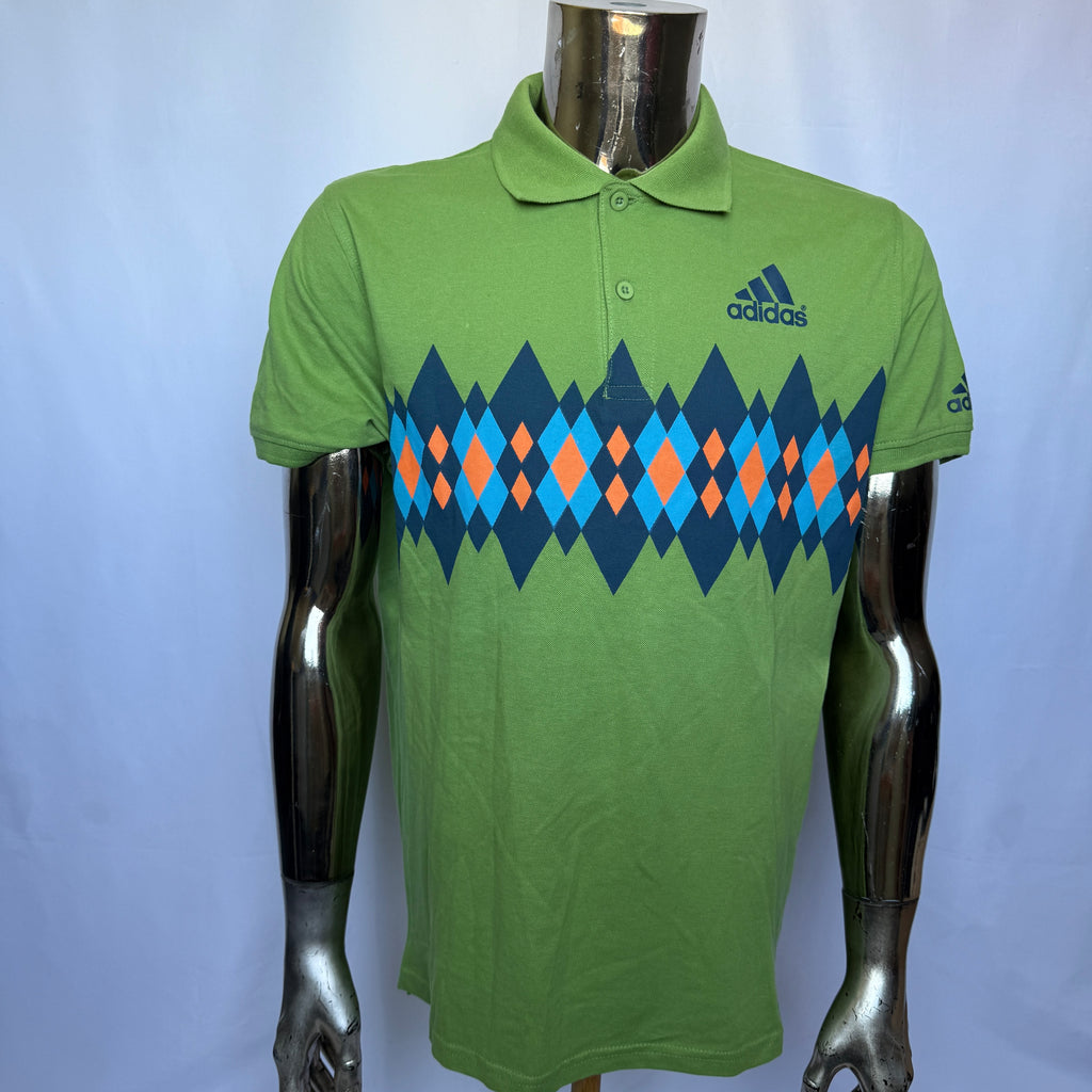 Adidas Polo Shirt – Retro Golf Style (00er Jahre) - Größe XL