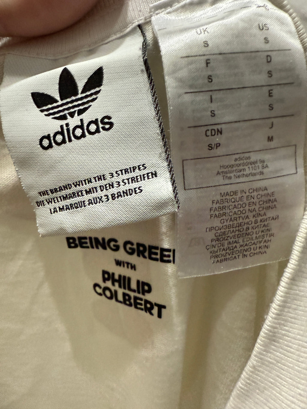 Adidas Originals x Philip Colbert – “Save The Lobster” T-Shirt – Limited Collaboration – Größe S