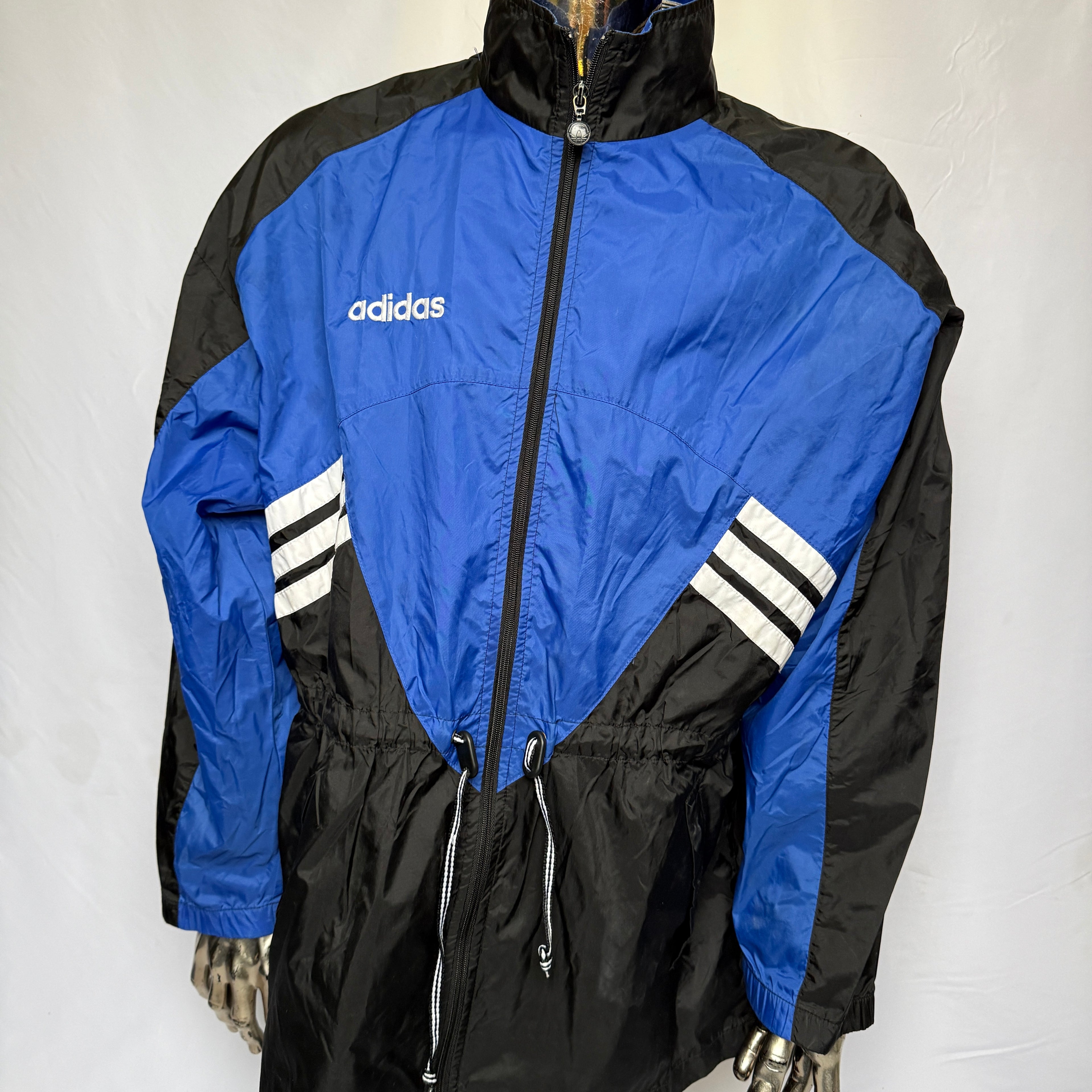 adidas 90er Vintage Windbreaker Jacke – Gr. M