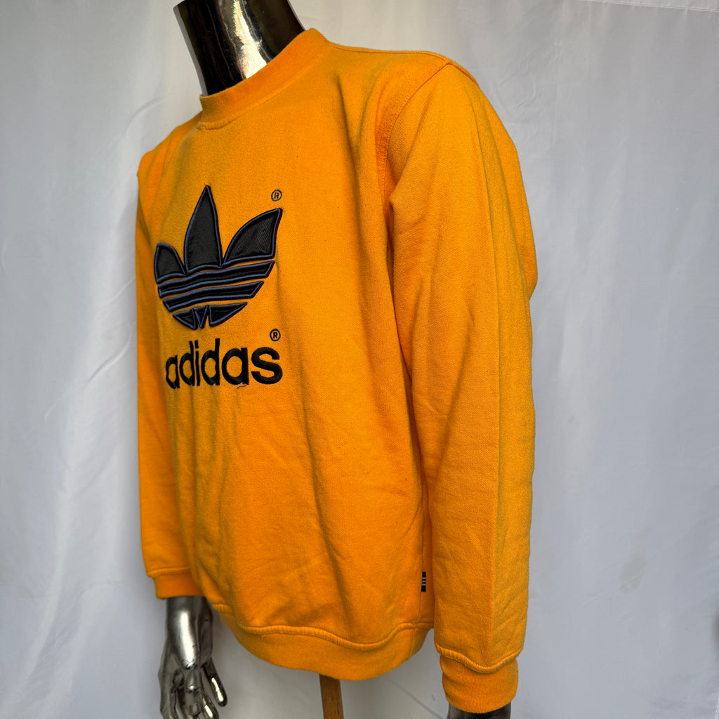 adidas 90er Vintage Sweatshirt / Pullover – Big Trefoil Logo Y2K – Gr. S