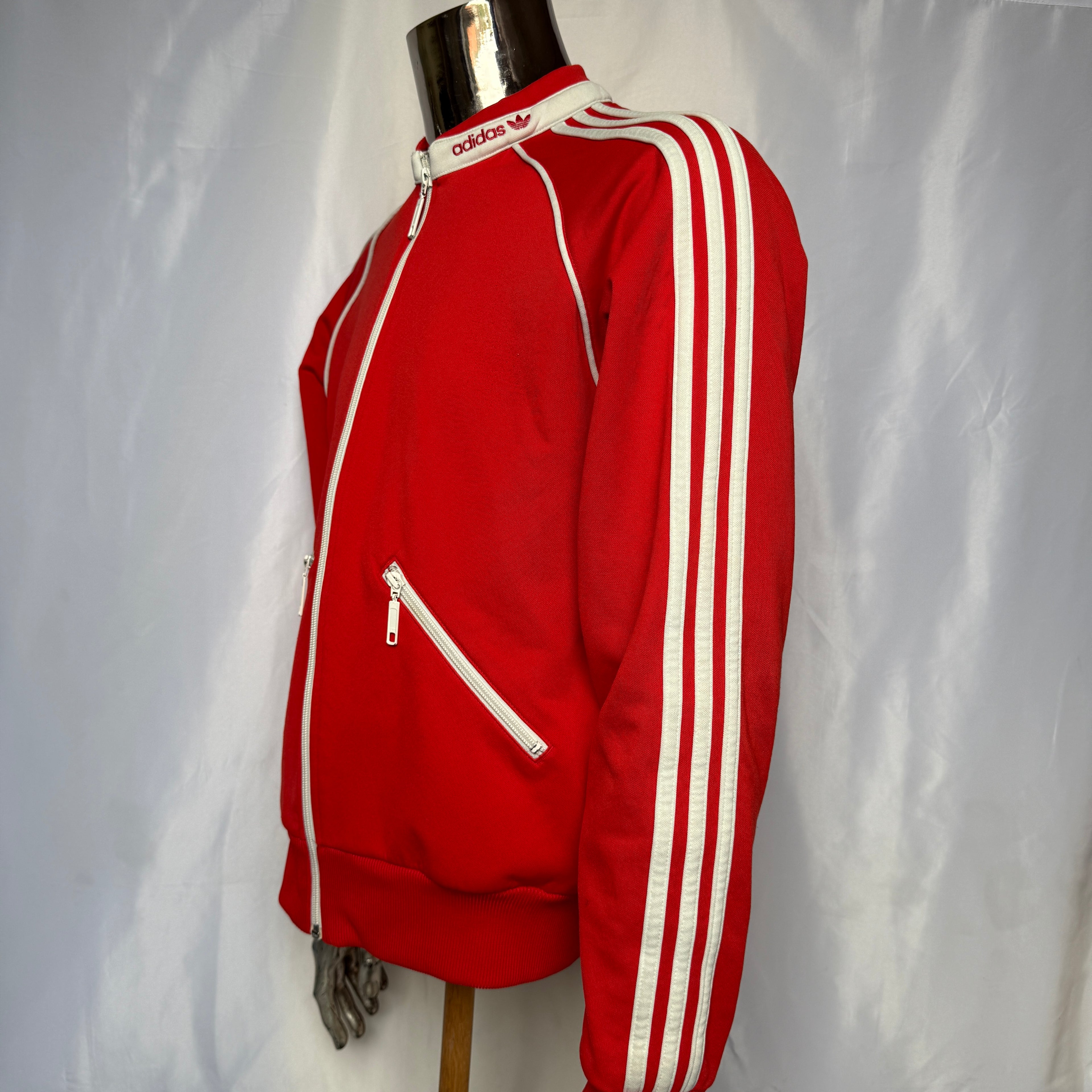Adidas Jacke / Pullover „Seefeld“ – frühe 00er Vintage - Größe L