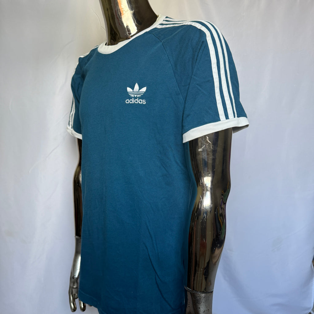 adidas Originals T-Shirt – Trefoil Logo – Blue Classic – Gr. M