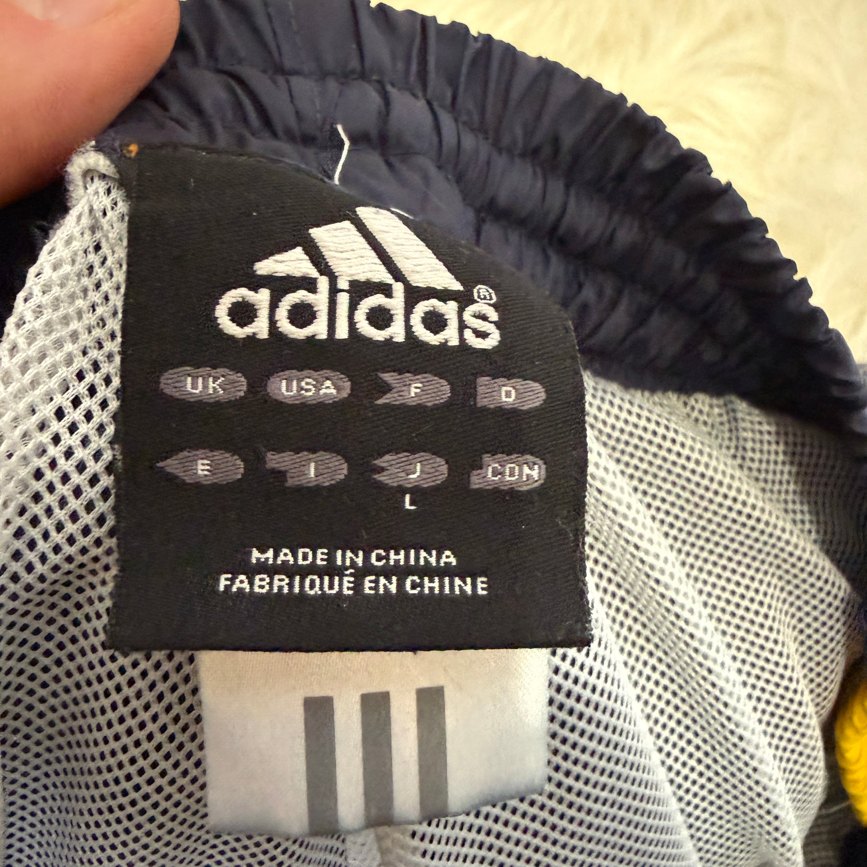 adidas Nylon Jogginghose / Trainingshose – 00er Vintage – Gr. L