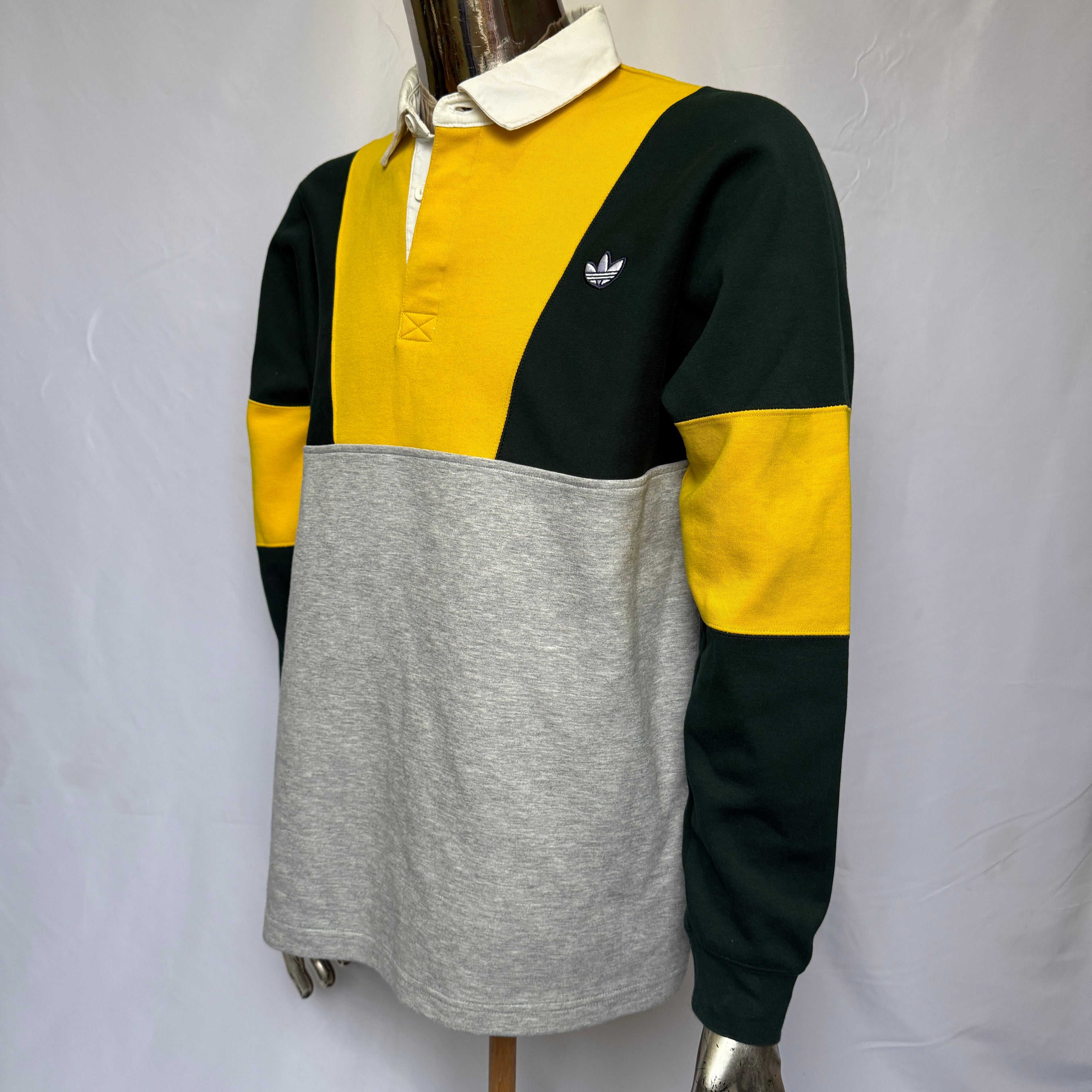 adidas Originals Rugby Sweatshirt / Polo – Retro – Gr. M