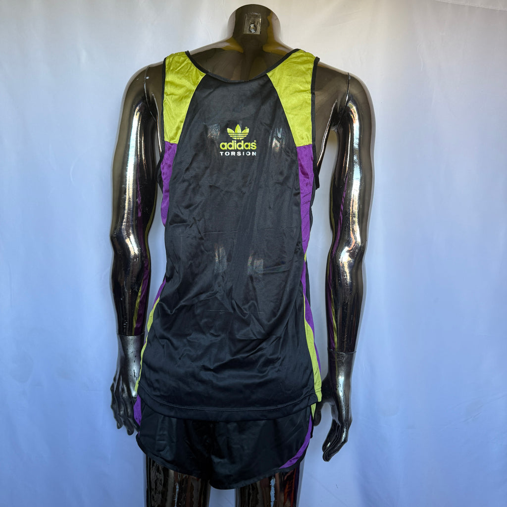 adidas 90er Vintage Torsion Running Set – Shirt und Short – Neu Deadstock - Rarität – Gr. M