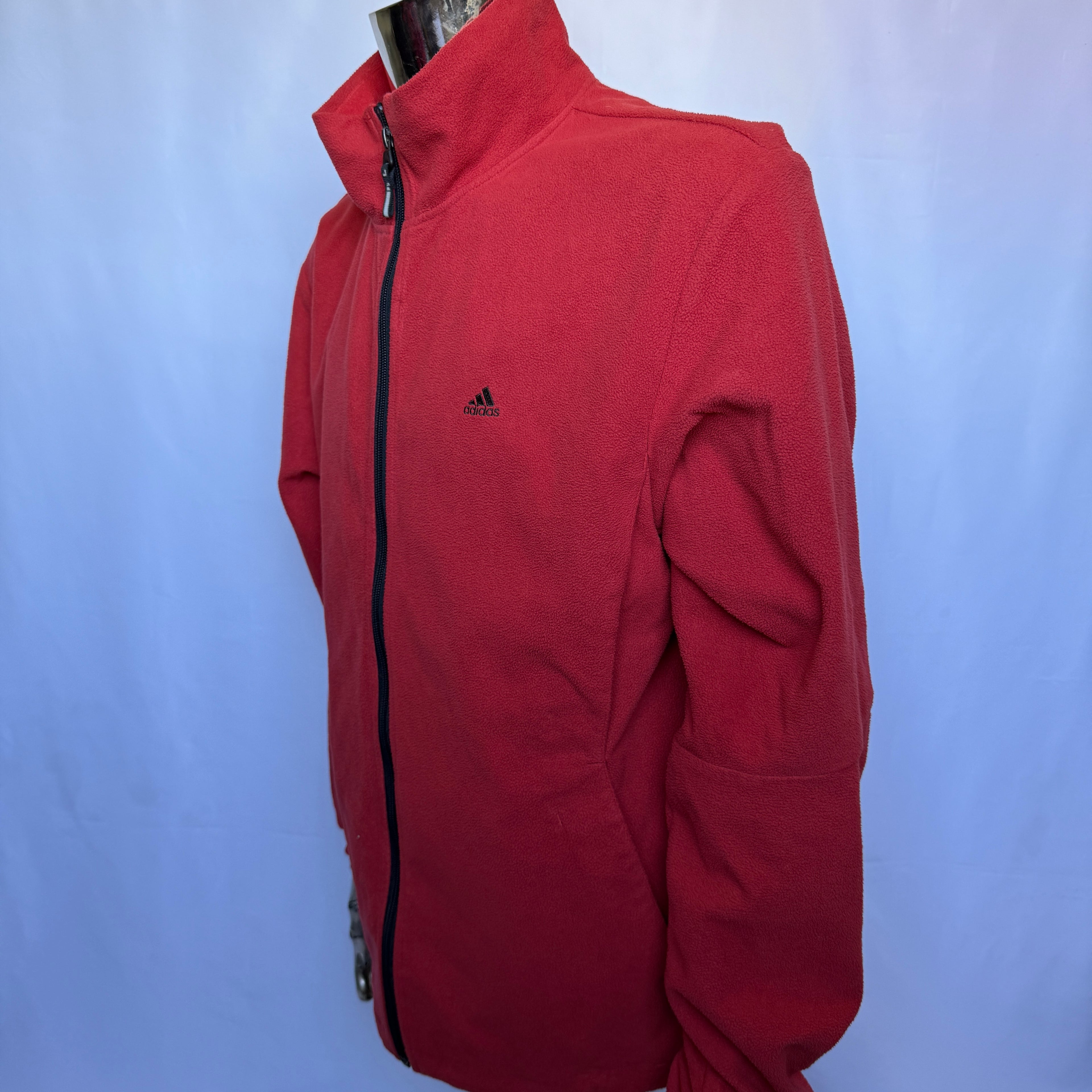 Adidas Fleece Jacke / Pullover – 2001 Vintage - Größe L