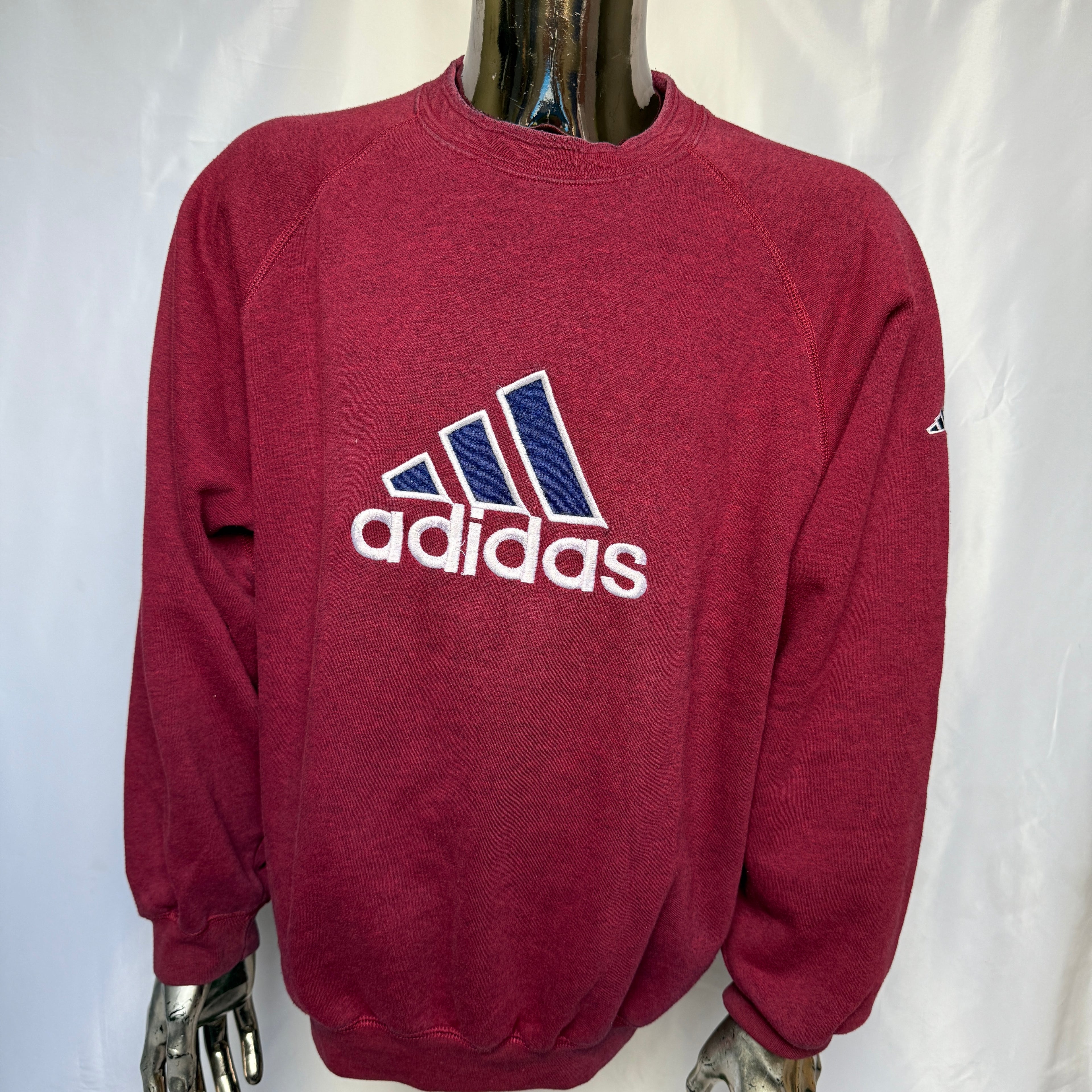 Adidas Sweatshirt / Pullover – späte 90er / frühe 00er Jahre Vintage - Größe L