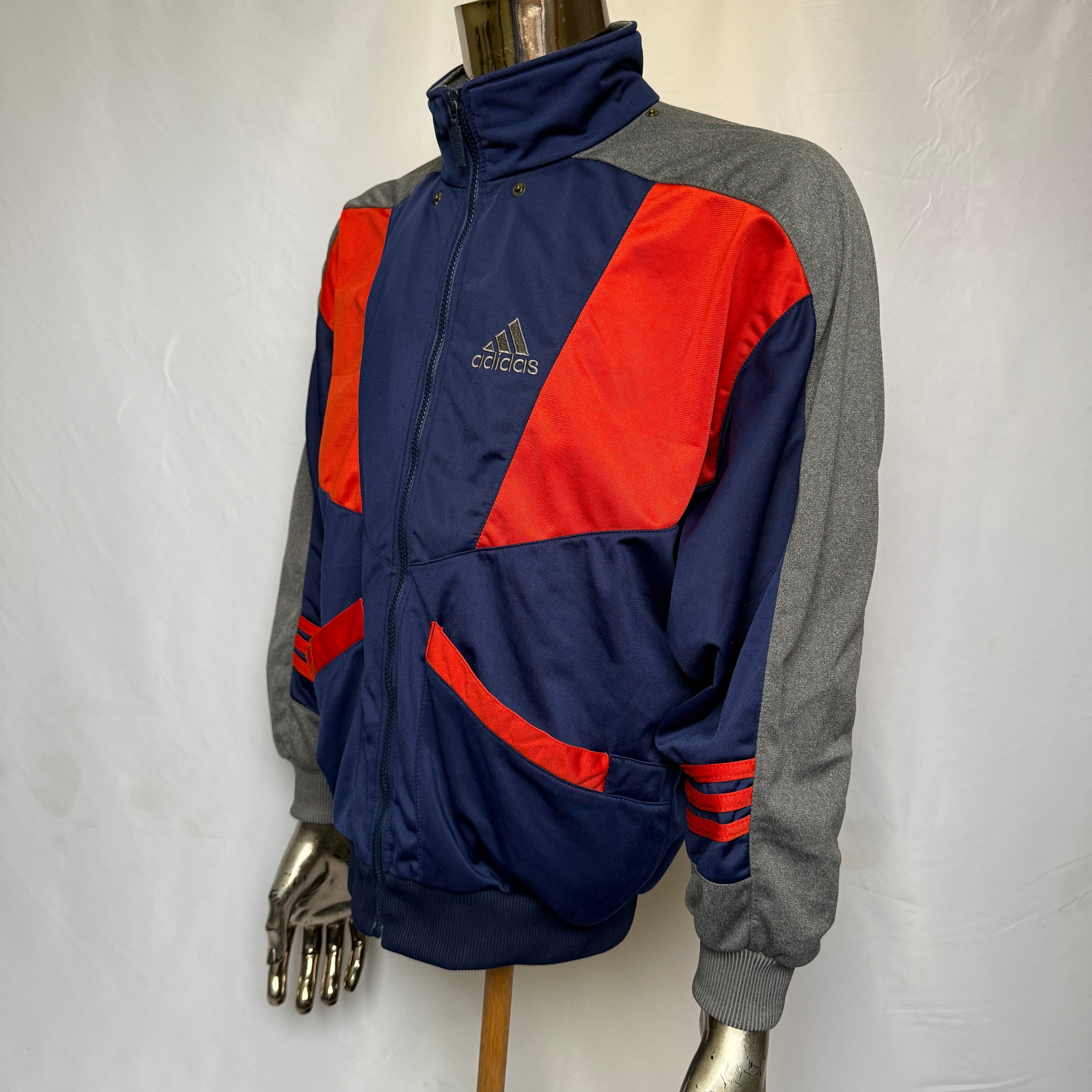 adidas 90er Vintage Jacke Windbreaker – Gr. M