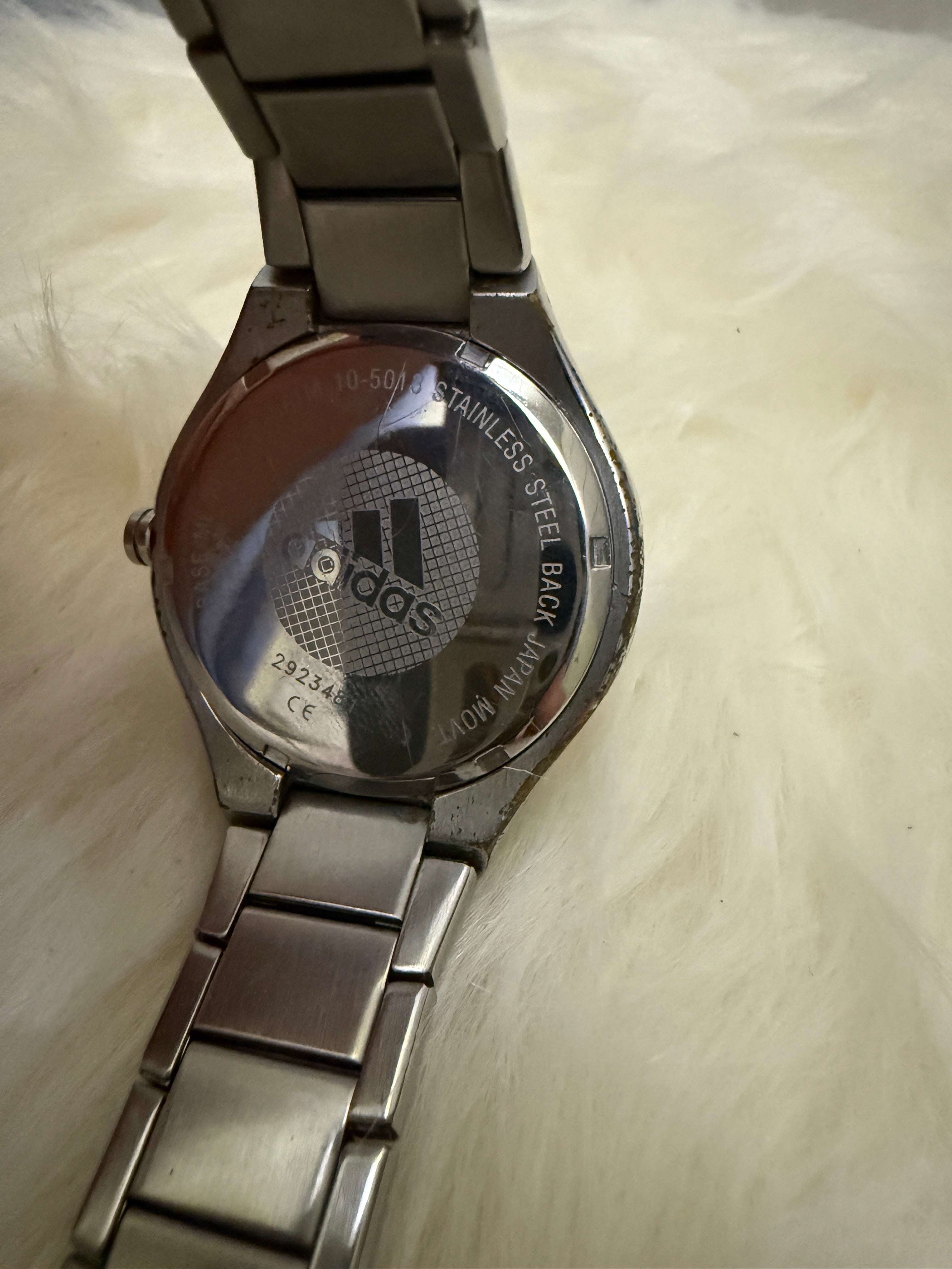 Adidas Analog Watch / Armbanduhr – Stainless Steel / Blue Dial