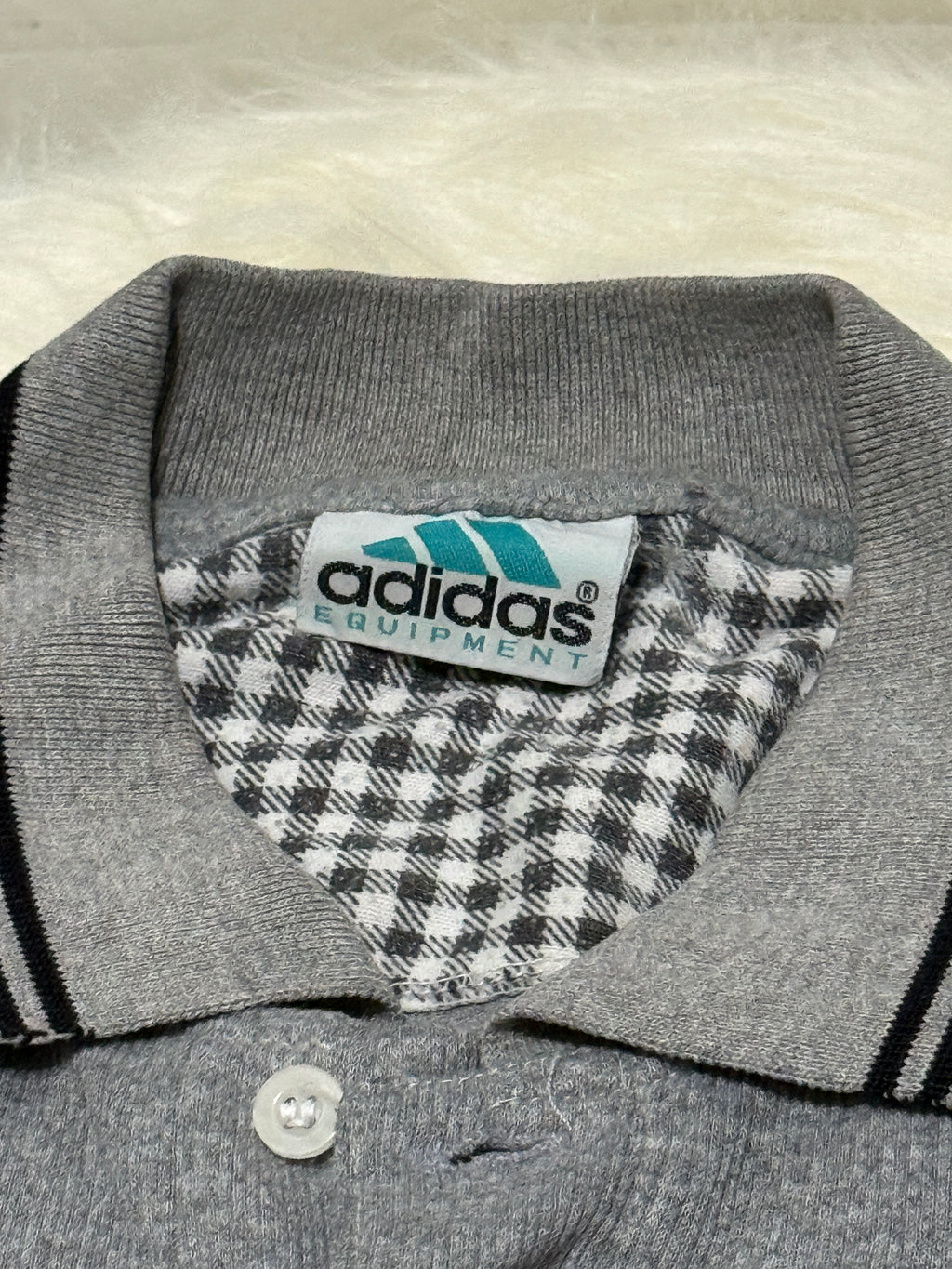 Adidas Equipment Poloshirt / Polohemd – 90er Jahre Vintage - Größe L
