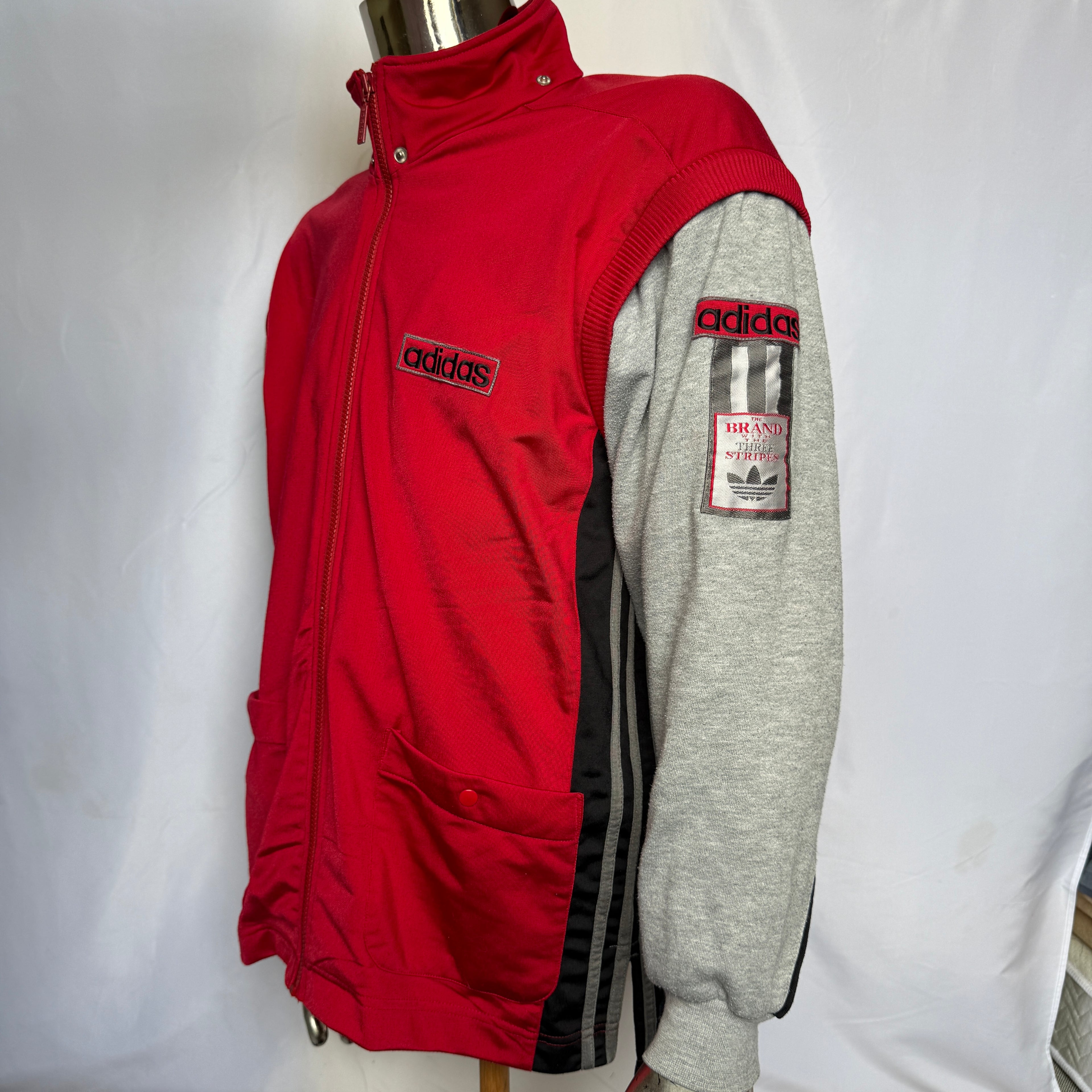 adidas 90er Vintage Adibreak Track Jacket / Jacke / Weste – Gr. M