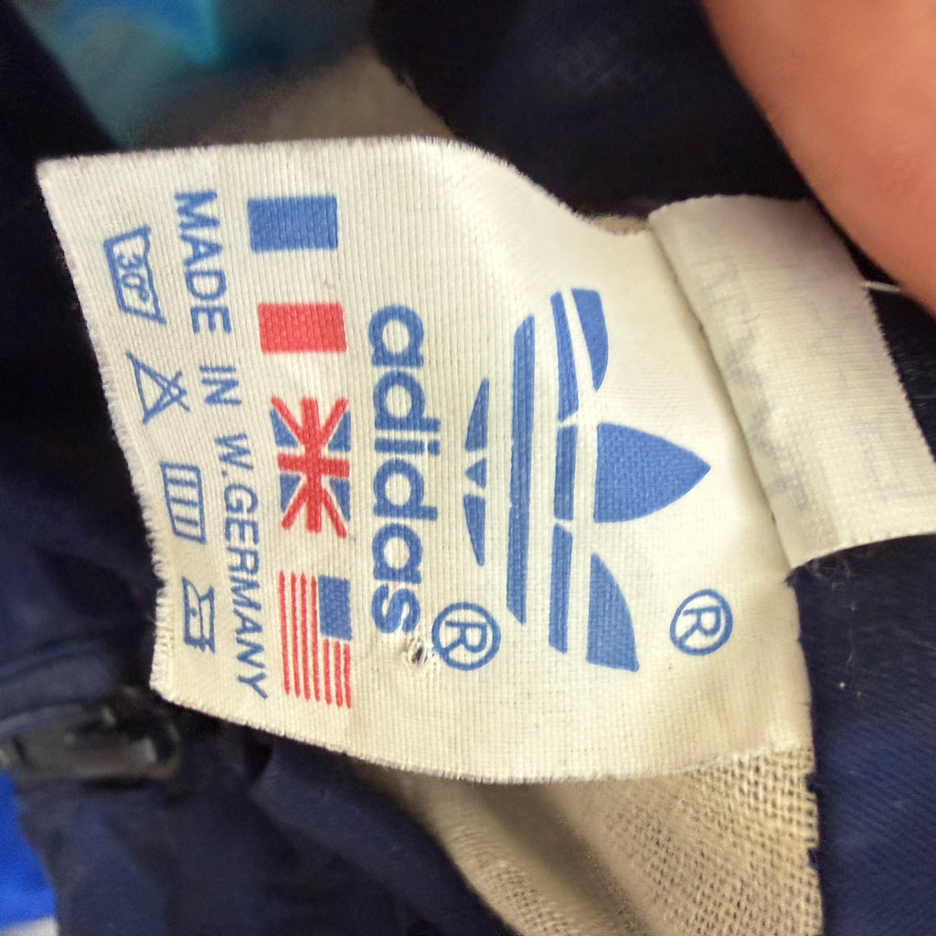 adidas 80er Vintage Track Jacket / Jacke / Windbreaker – Rarität (Made in West-Germany) - Gr. XXL