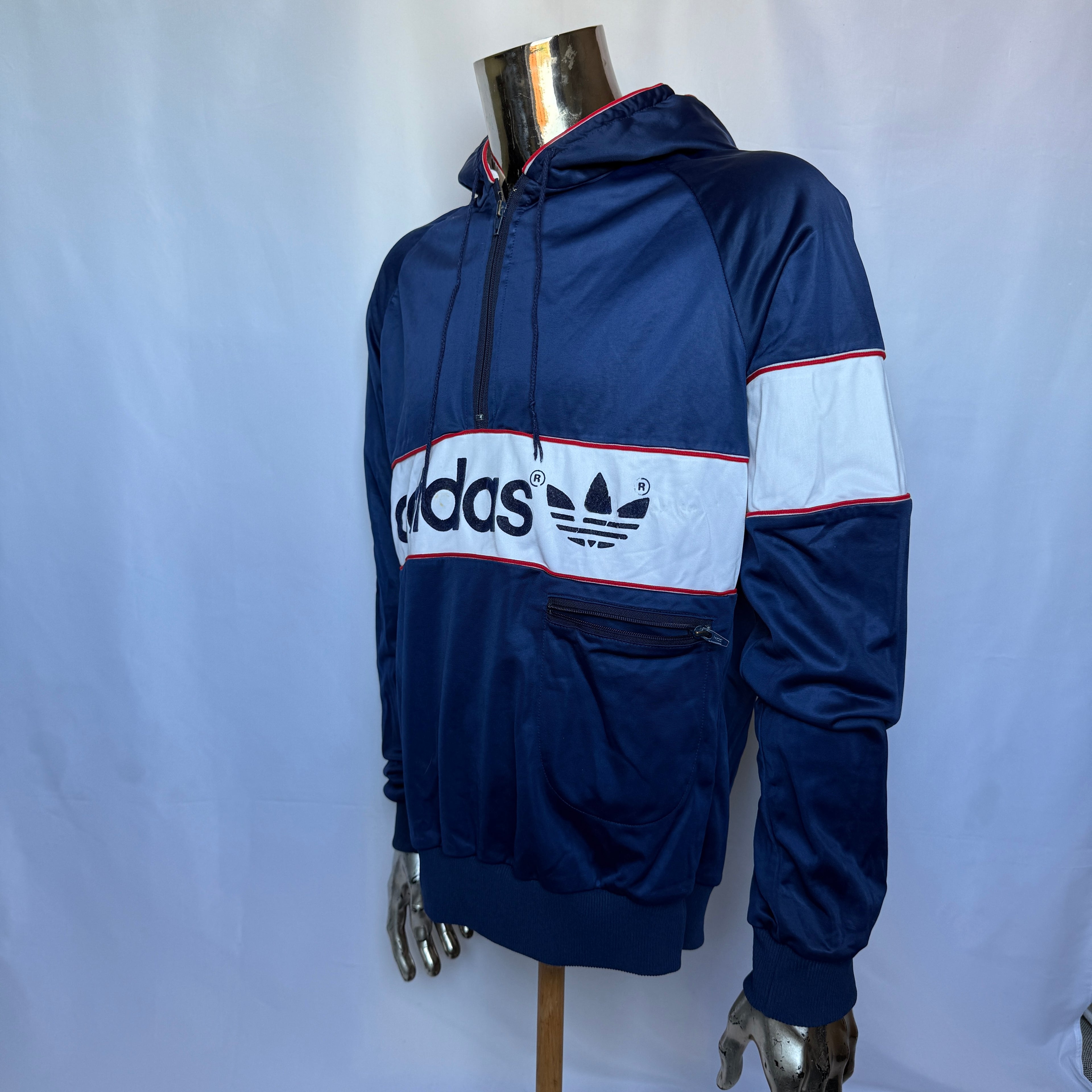 Adidas Originals Hoodie am- (Made in Austria) – Release 1980er Vintage – Größe M
