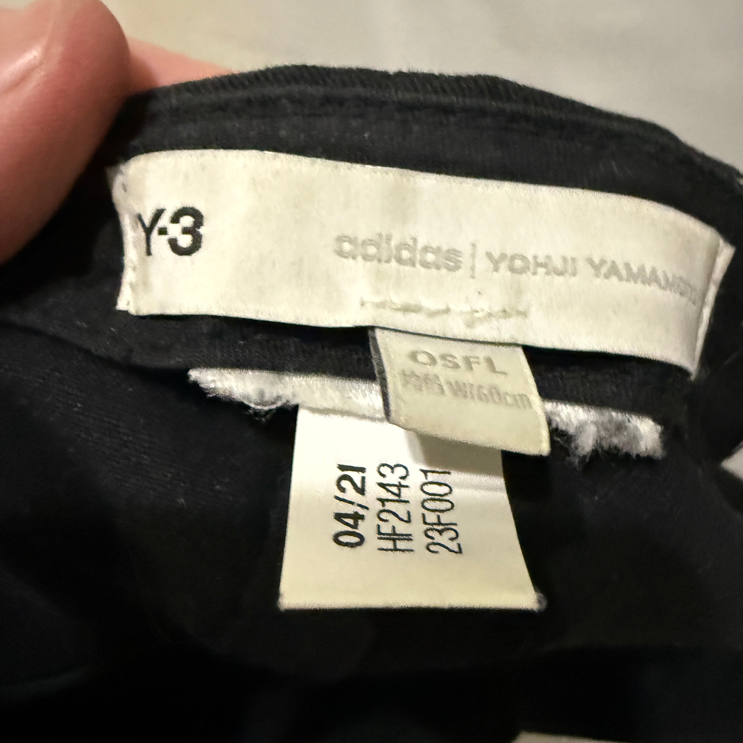 Adidas x Yohji Yamamoto Y-3 Classic Logo Cap / Mütze / Snapback