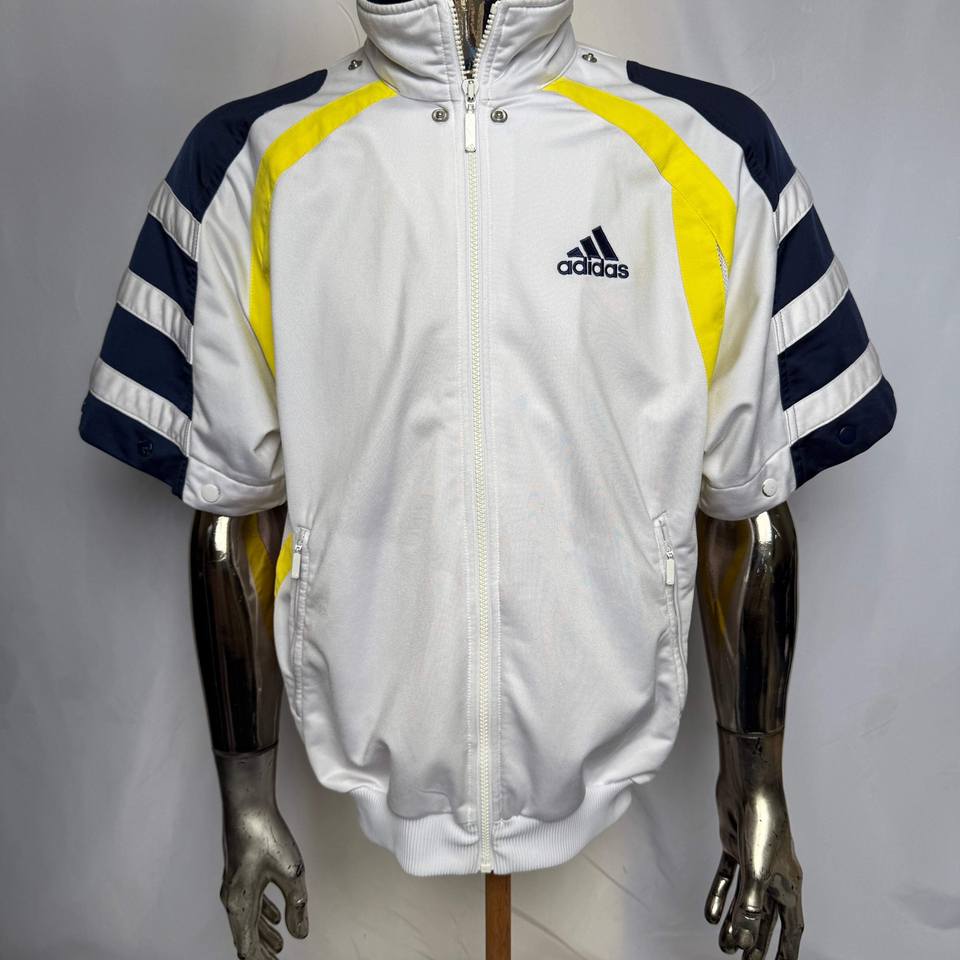 adidas 90er Vintage (Y2K) Track Jacket / Jacke - abnehmbare Ärmel - Größe L