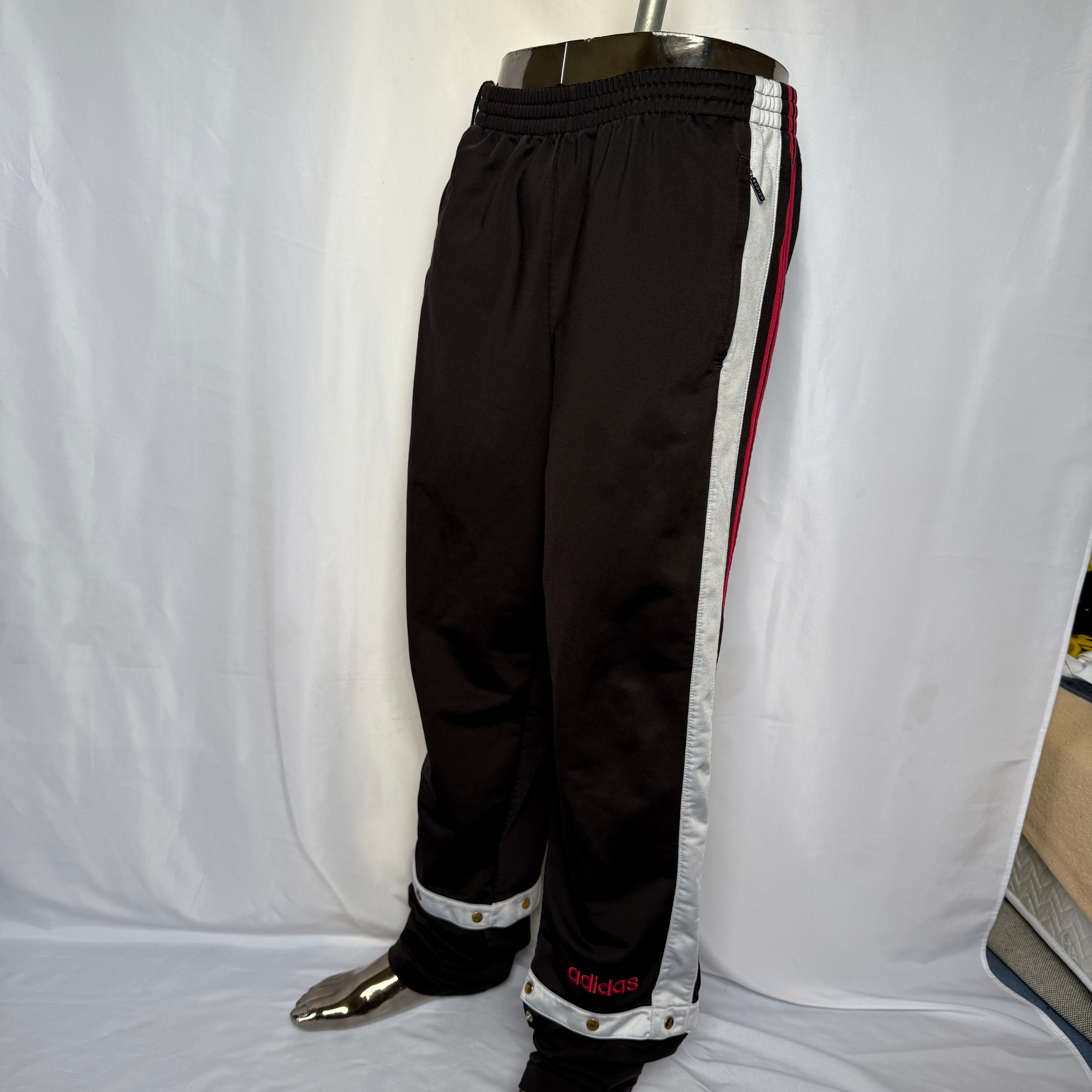 Adidas Tearaway Jogginghose / Trainingshose - frühe 00er Jahre Vintage - Größe L